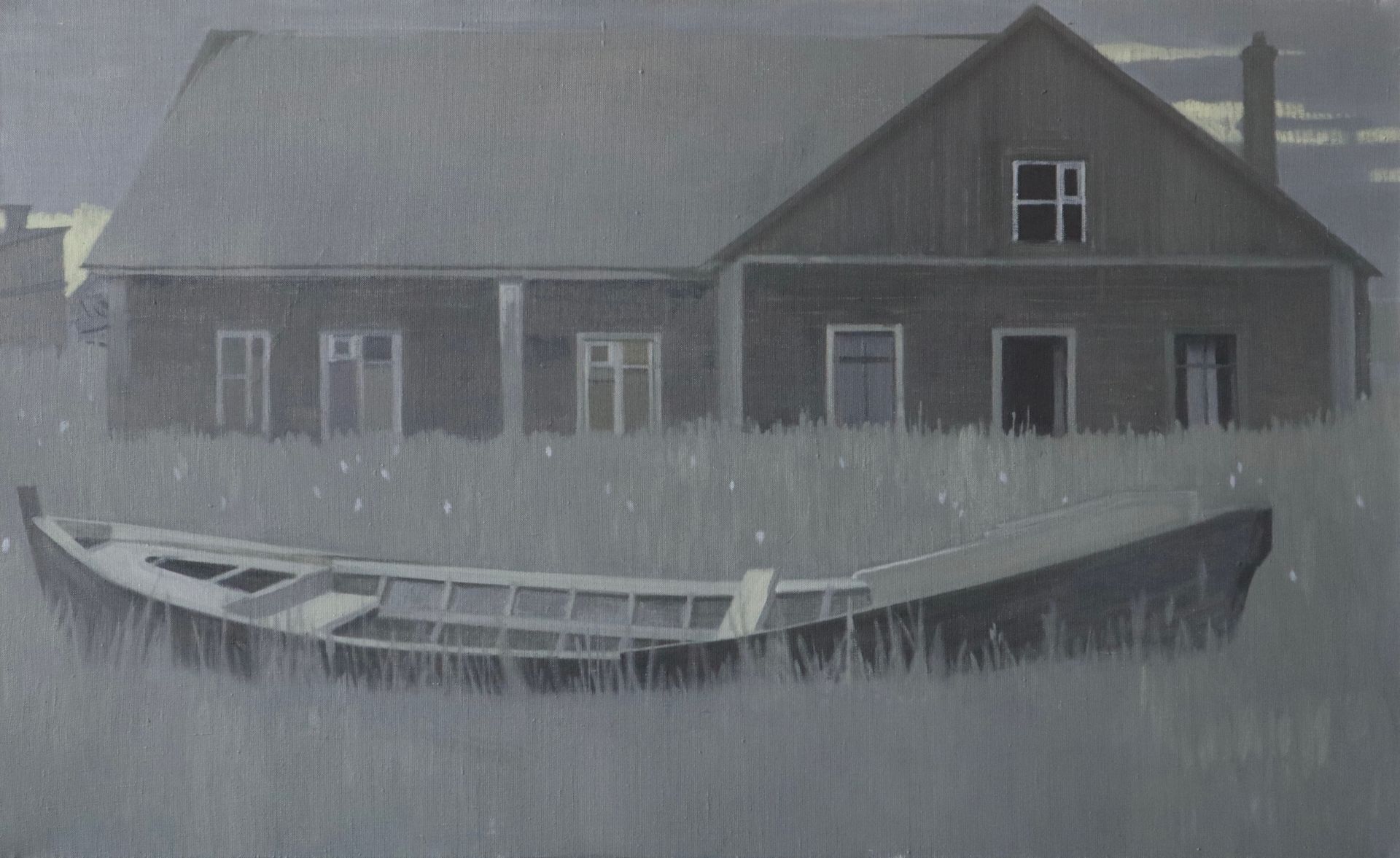 Дарья Ефремова (Картина, живопись - 
                  97.5 x 60 см) Соловецкие домики