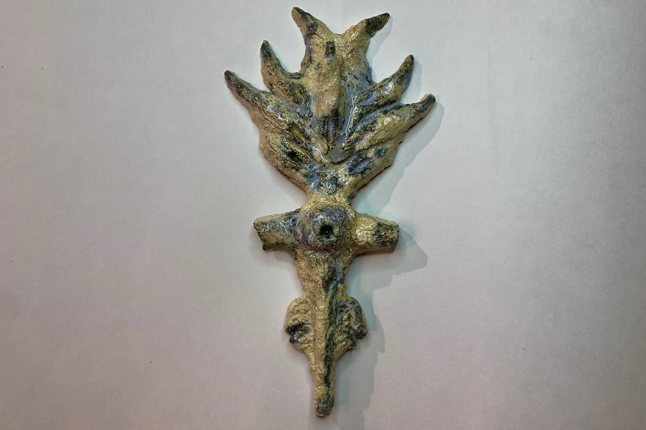 Оля Самушкова [оливка] (Скульптура - 
                  13.5 x 26.5 см) Самый свадебный цветок