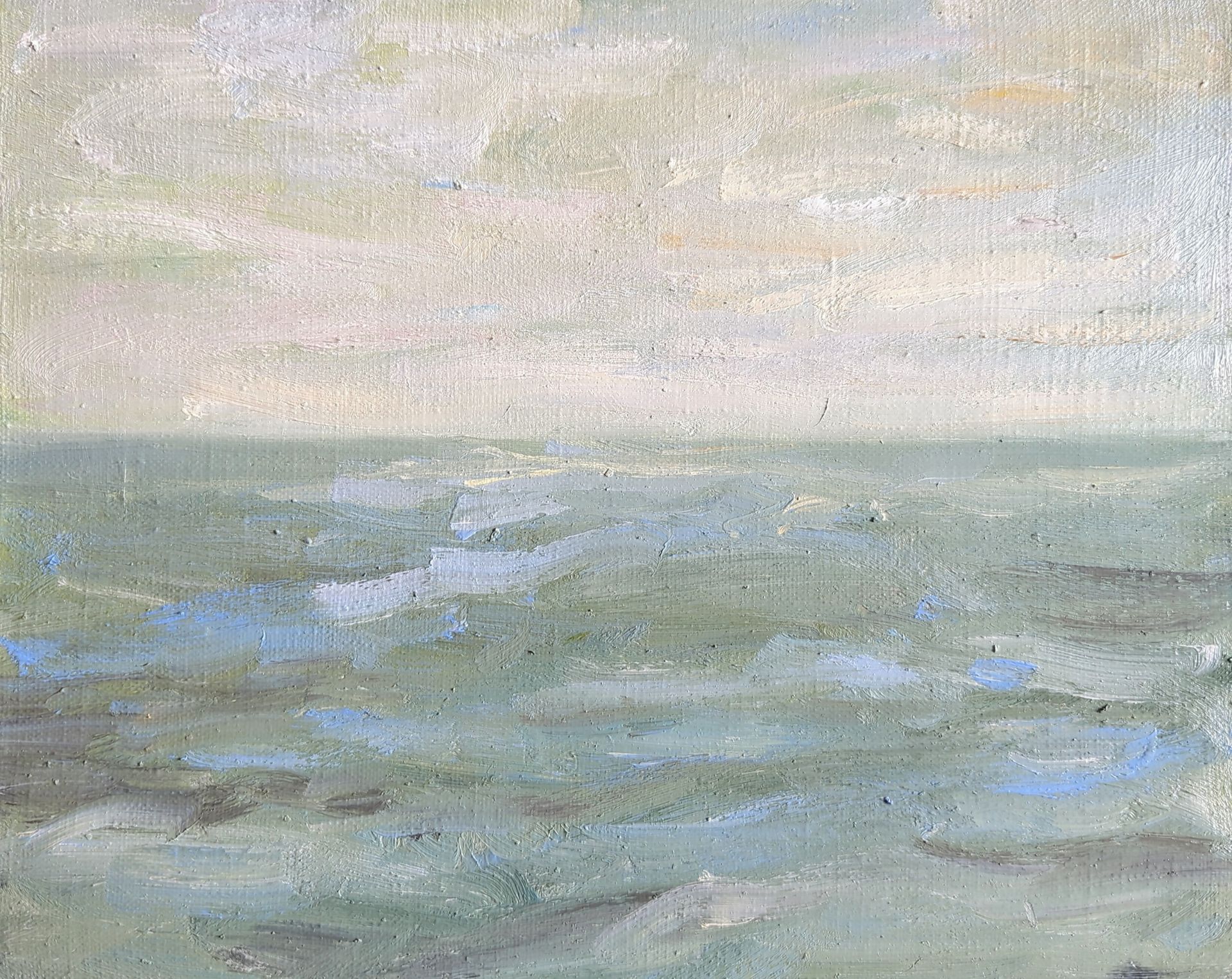 Анастасия Таюрская (Картина, живопись - 
                  30 x 25 см) Море