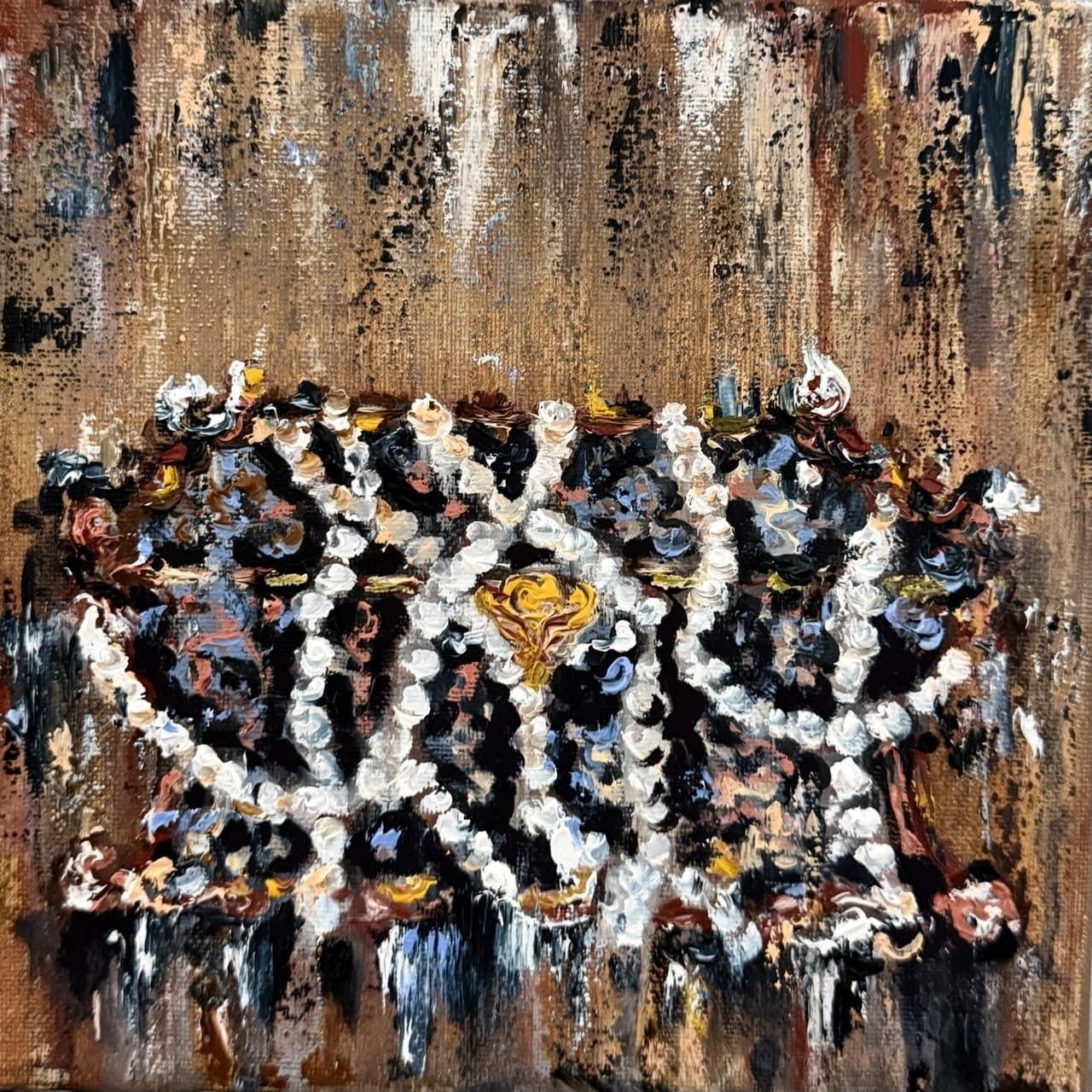 Белла Новинькова (Картина, живопись - 
                  20 x 20 см) Секреты