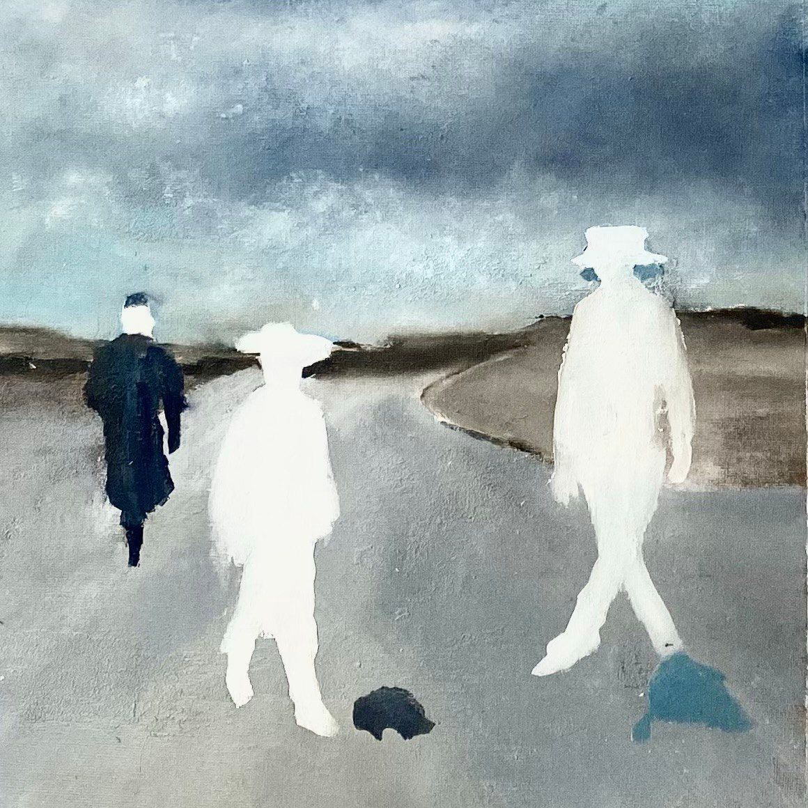 Лена Троянская (Картина, живопись - 
                  30 x 30 см) Без названия