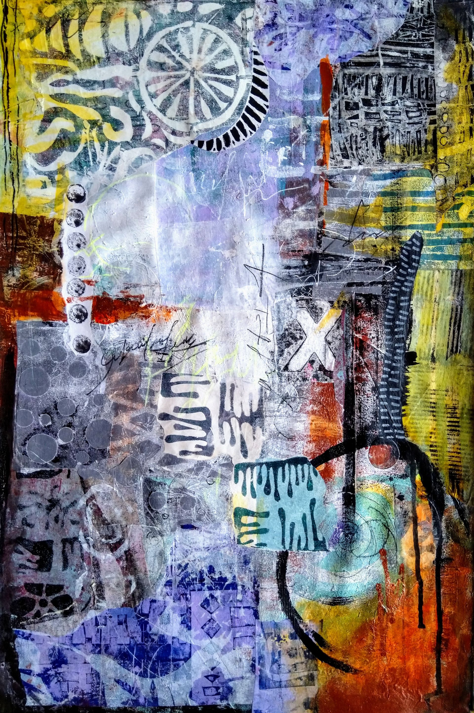 Каринэ Андриасян (Картина, живопись - 
                  40 x 60 см) No Words for Prayer