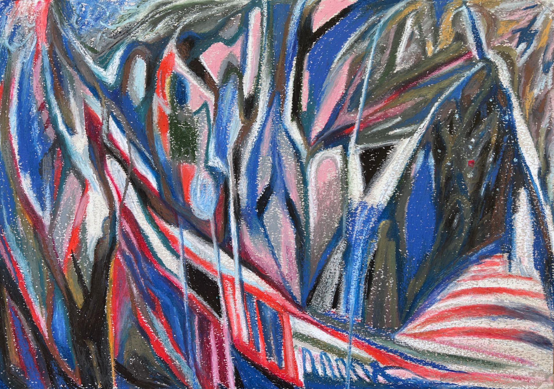 Юнна Никитина (Авторская графика - 
                  60 x 42 см) Купаясь в неизвестном водоёме, совсем не обязательно, что ты станешь жертвой крокодила