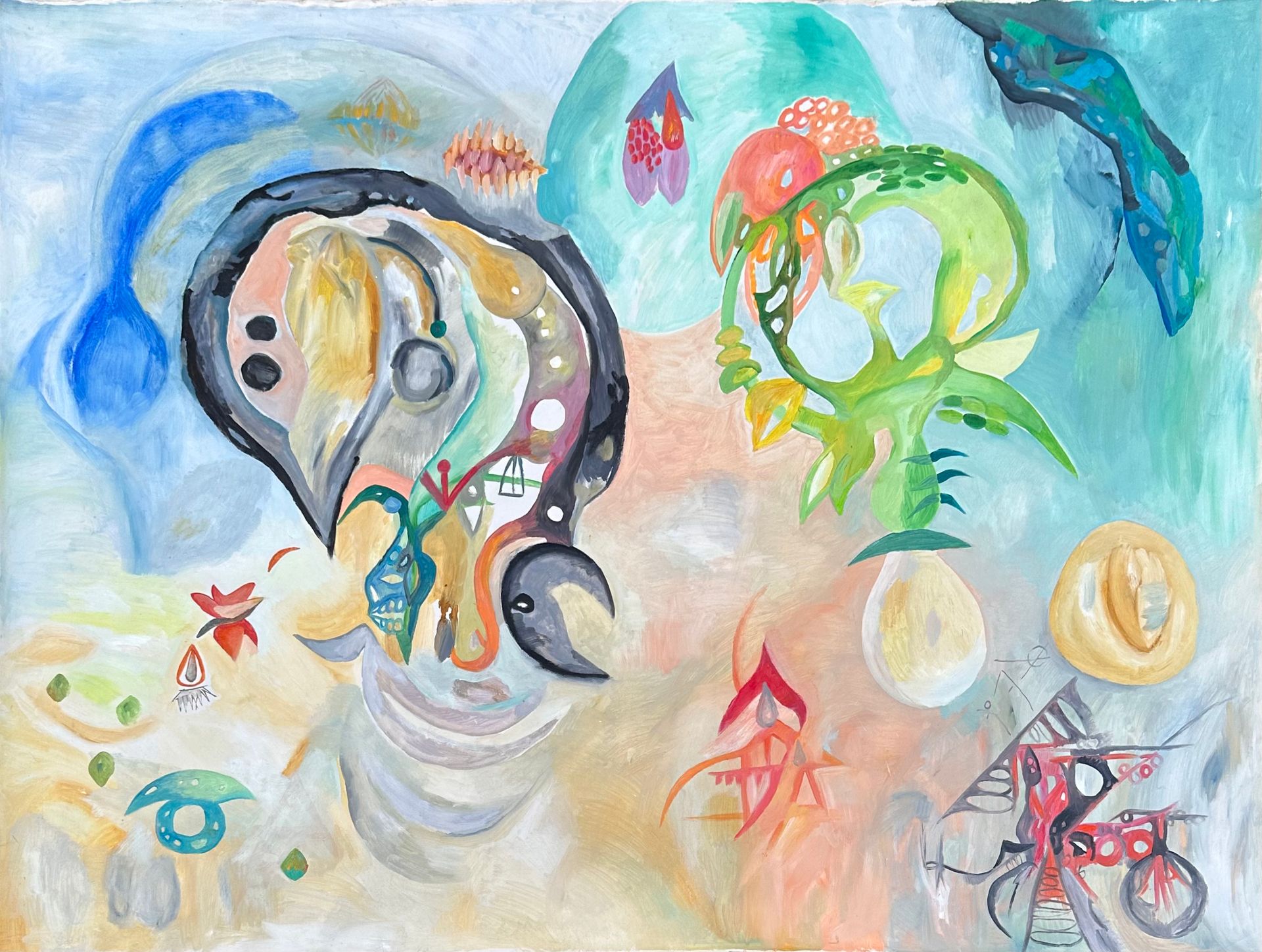 Екатерина Уварова (Картина, живопись - 
                  260 x 150 см) Без названия
