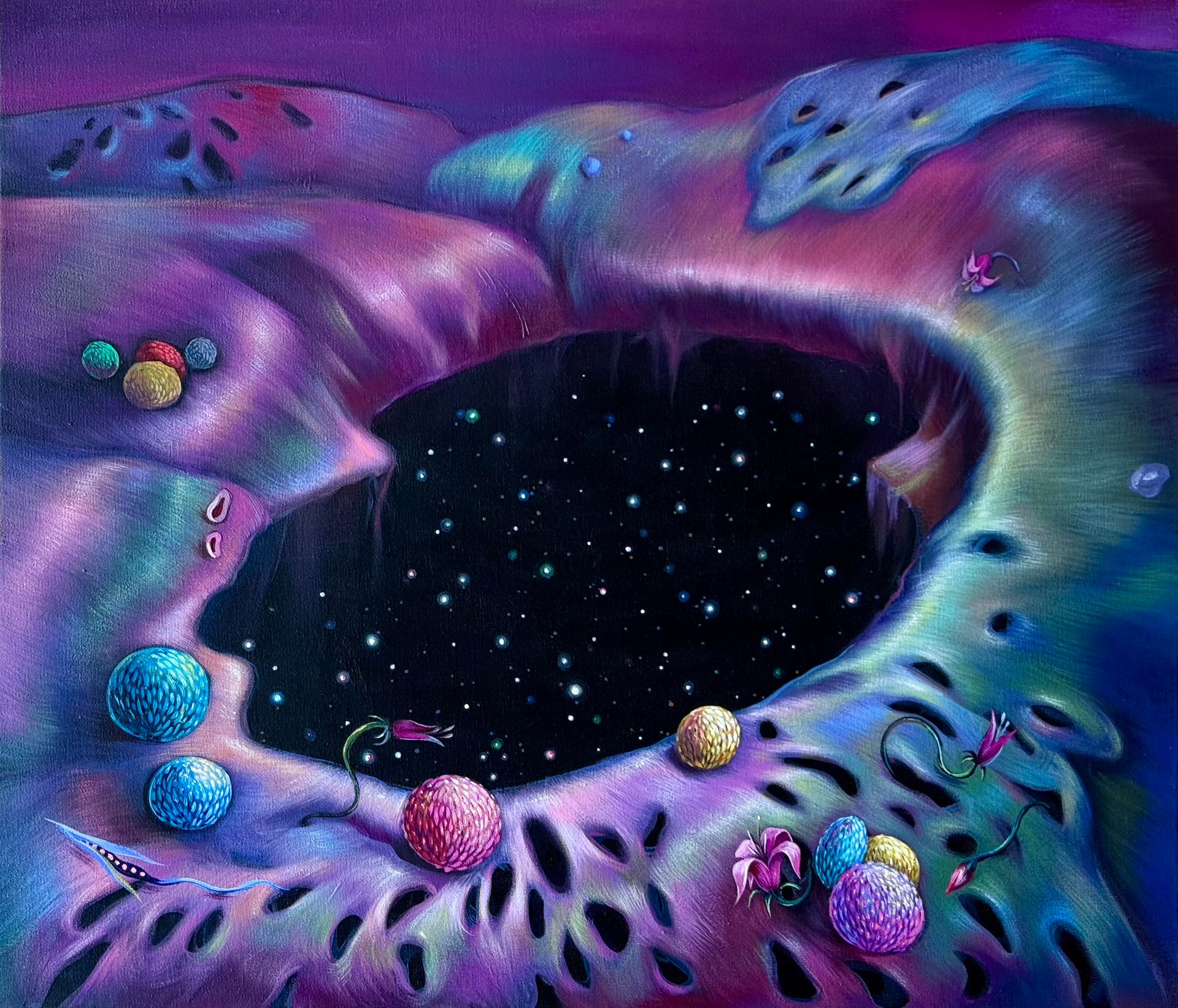 Наталья Липская (Картина, живопись - 
                  70 x 60 см) Футуграмма №46