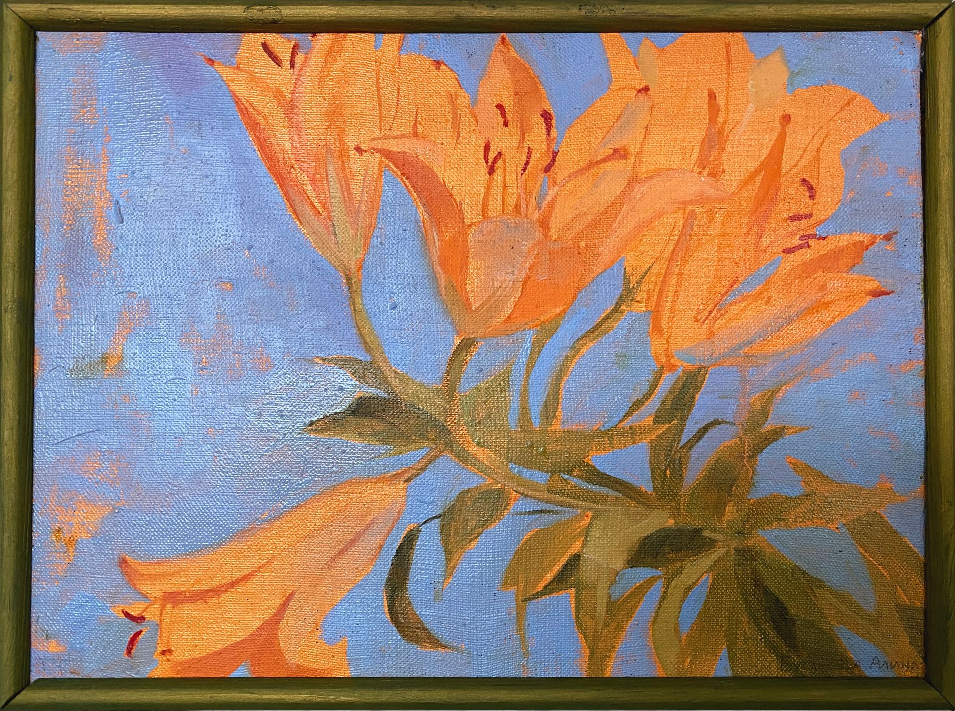 Алина Буглеева (Картина, живопись - 
                  40 x 30 см) Лилии II