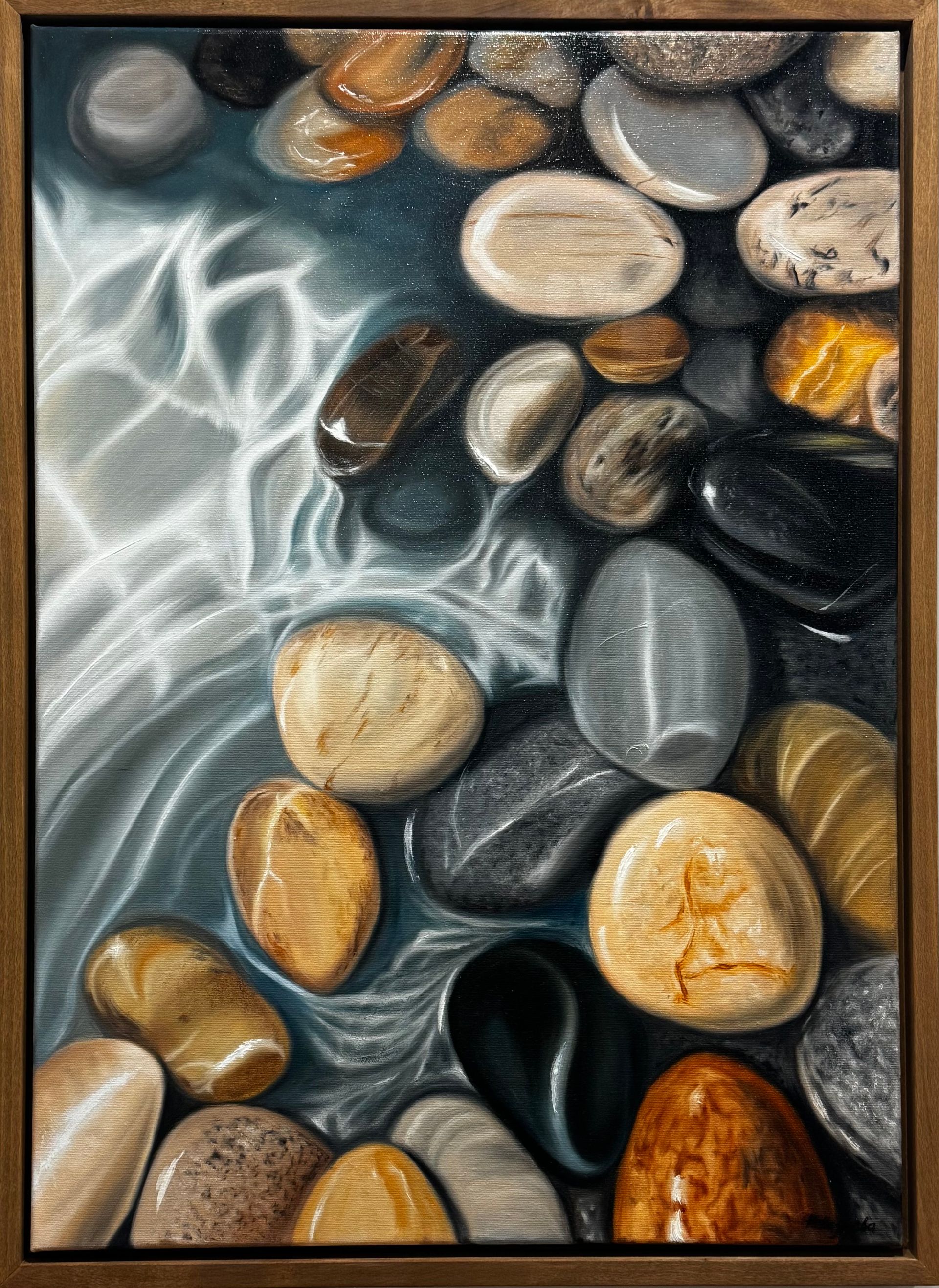 Наталья Наумова (Картина, живопись - 
                  54 x 74 см) Новый берег