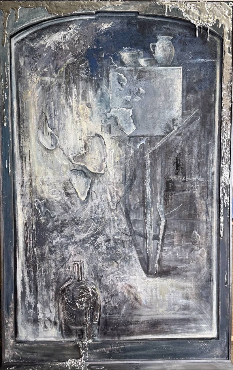 Паула Стельмащук (Картина, живопись - 
                  90 x 150 см) Пространство и время