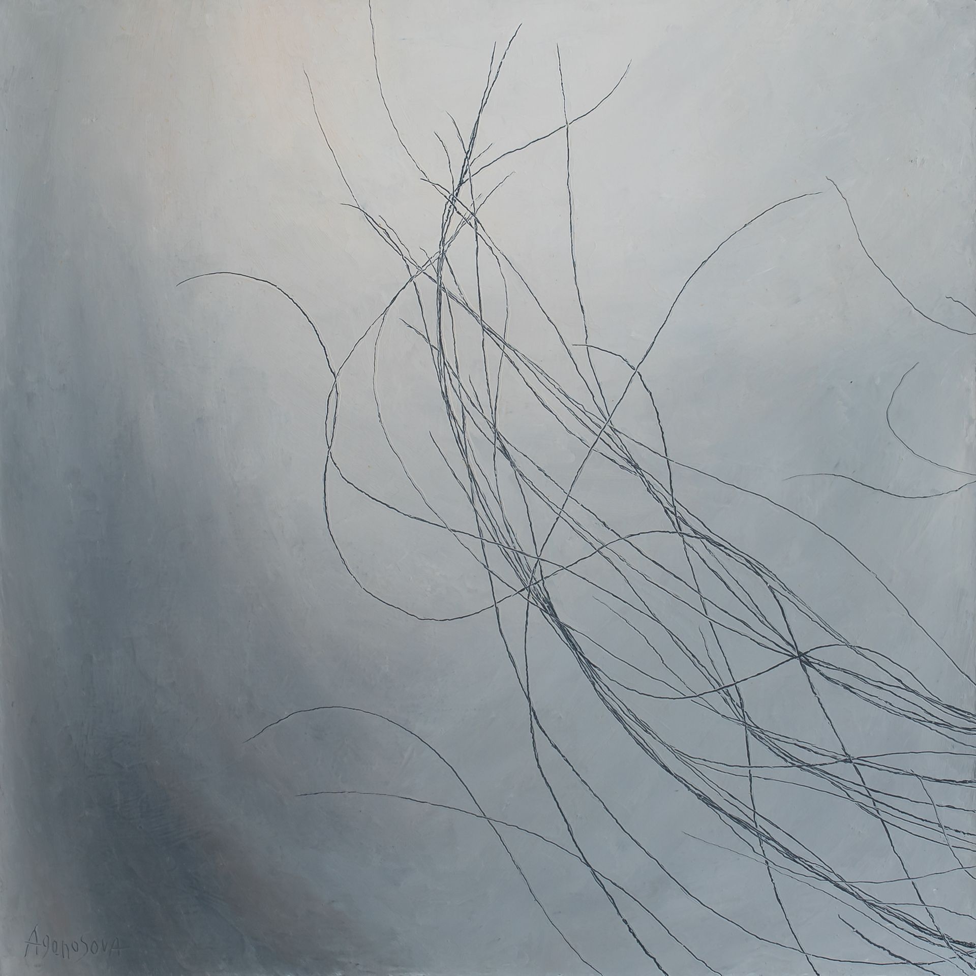 Юлия Агеносова (Картина, живопись - 
                  40 x 40 см) Травы райского сада №9