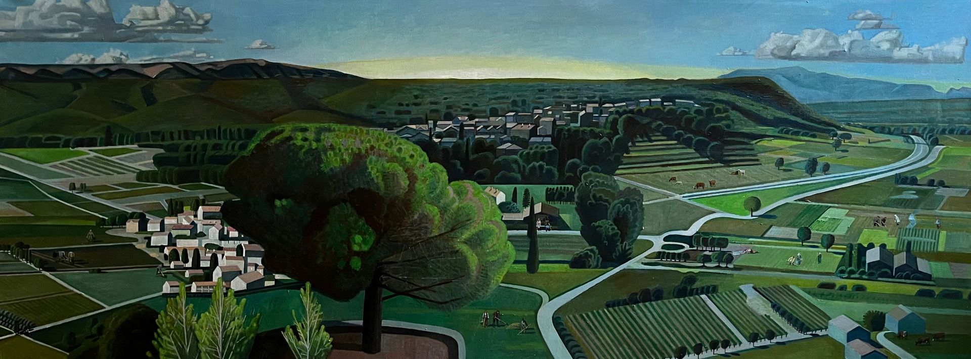 Иван Афонский (Картина, живопись - 
                  180 x 69 см) Прованс