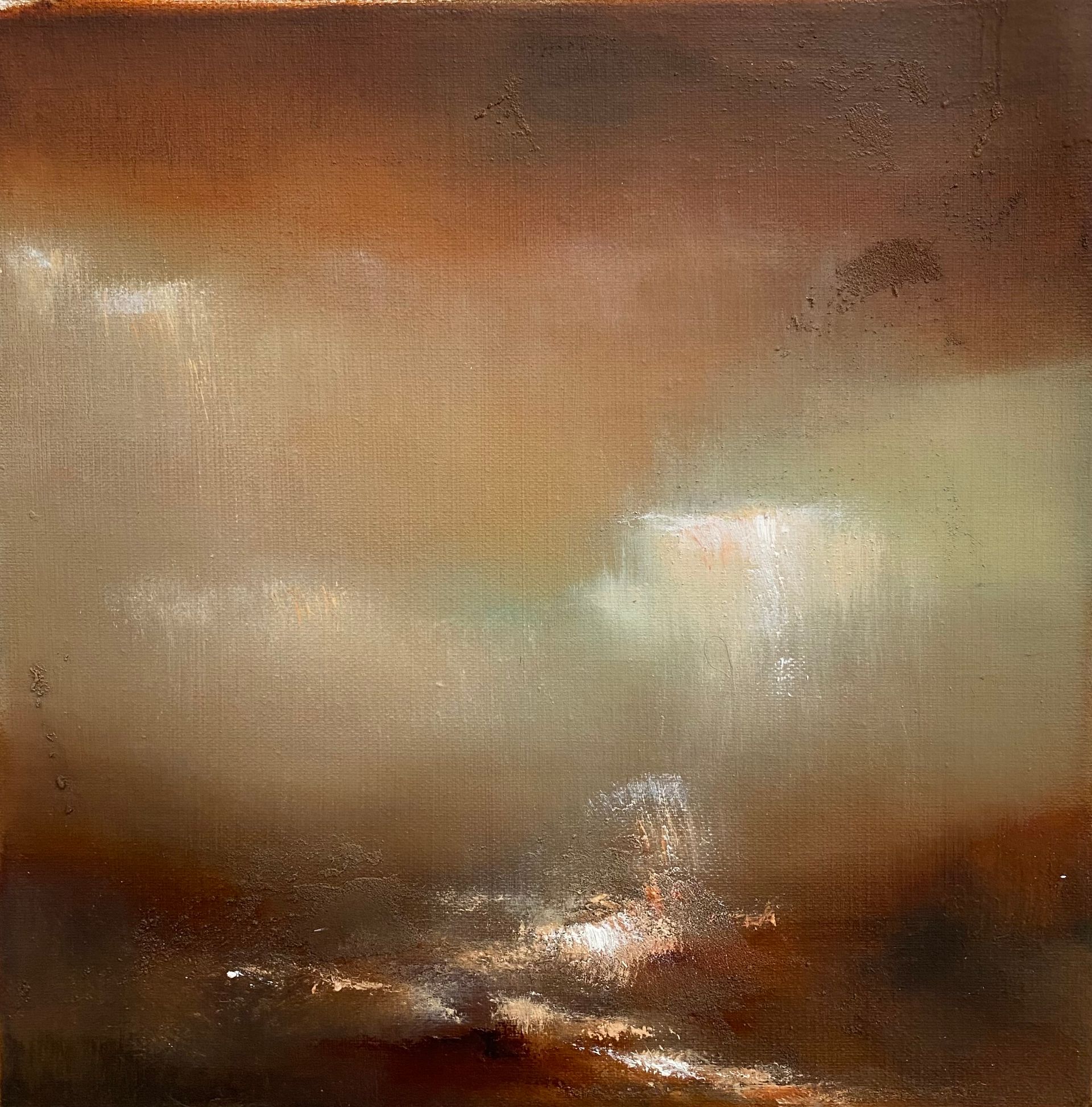 Елена Троянская (Картина, живопись - 
                  30 x 30 см) Secret of my thoughts
