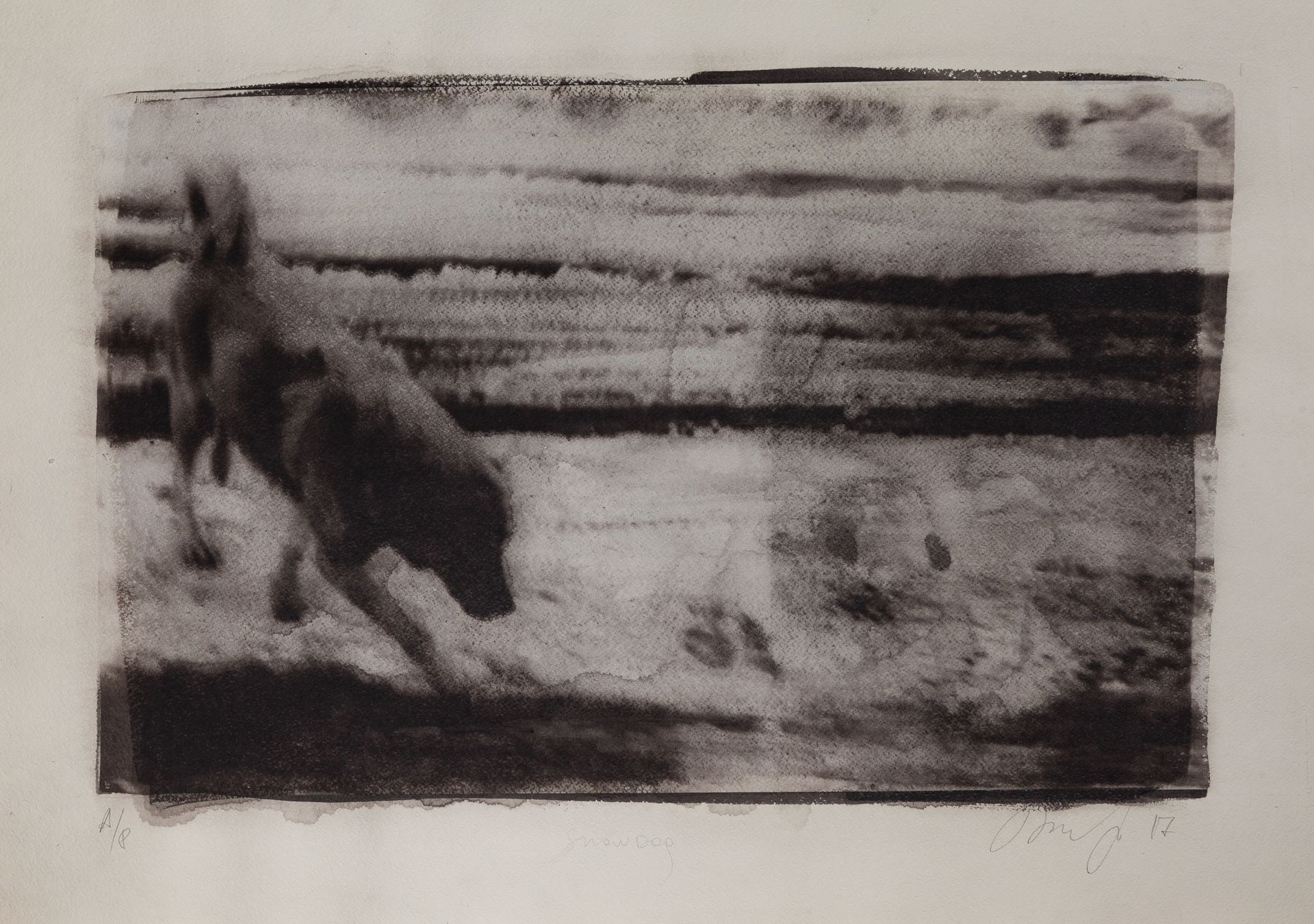 Алексей Веселовский (Графика печатная - 
                  50 x 70 см) Snow Dog