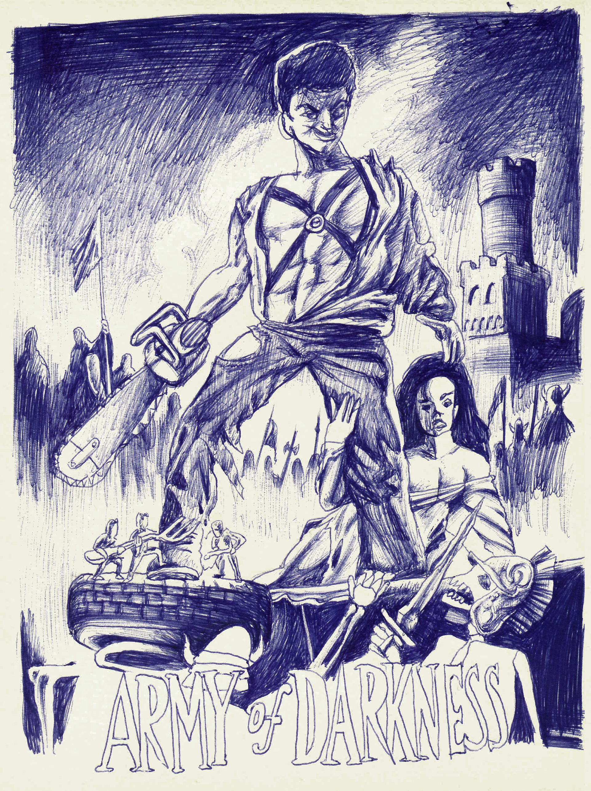 Марат Х Марат (Авторская графика - 
                  14.4 x 19 см) Army of Darkness