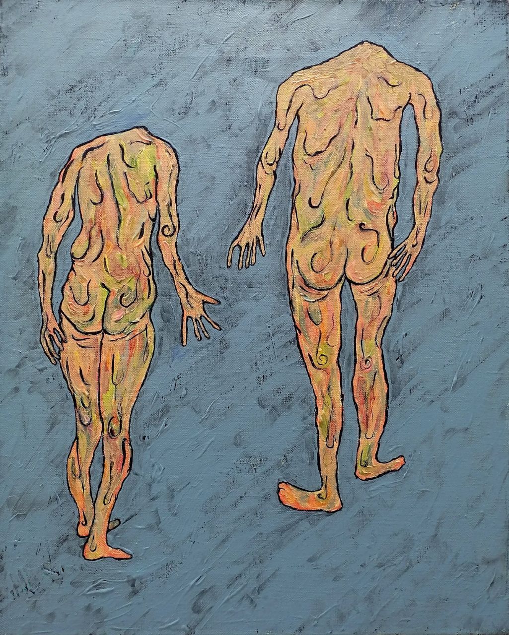 Александра Халипская (Картина, живопись - 
                  40 x 60 см) Долго и счастливо