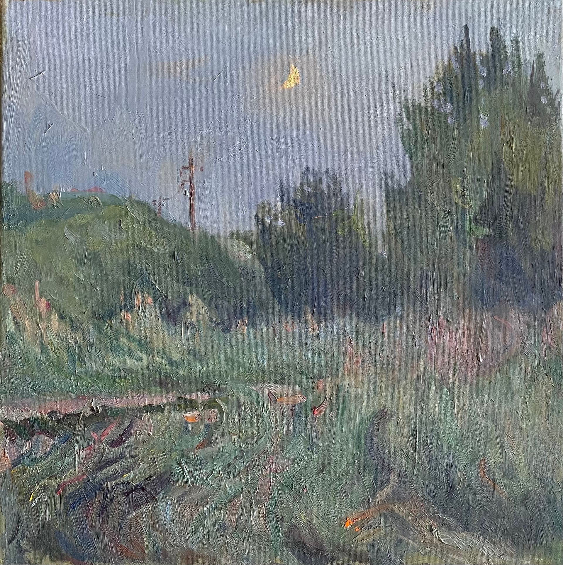 Анастасия Давыдова (Картина, живопись - 
                  40 x 40 см) Сумерки