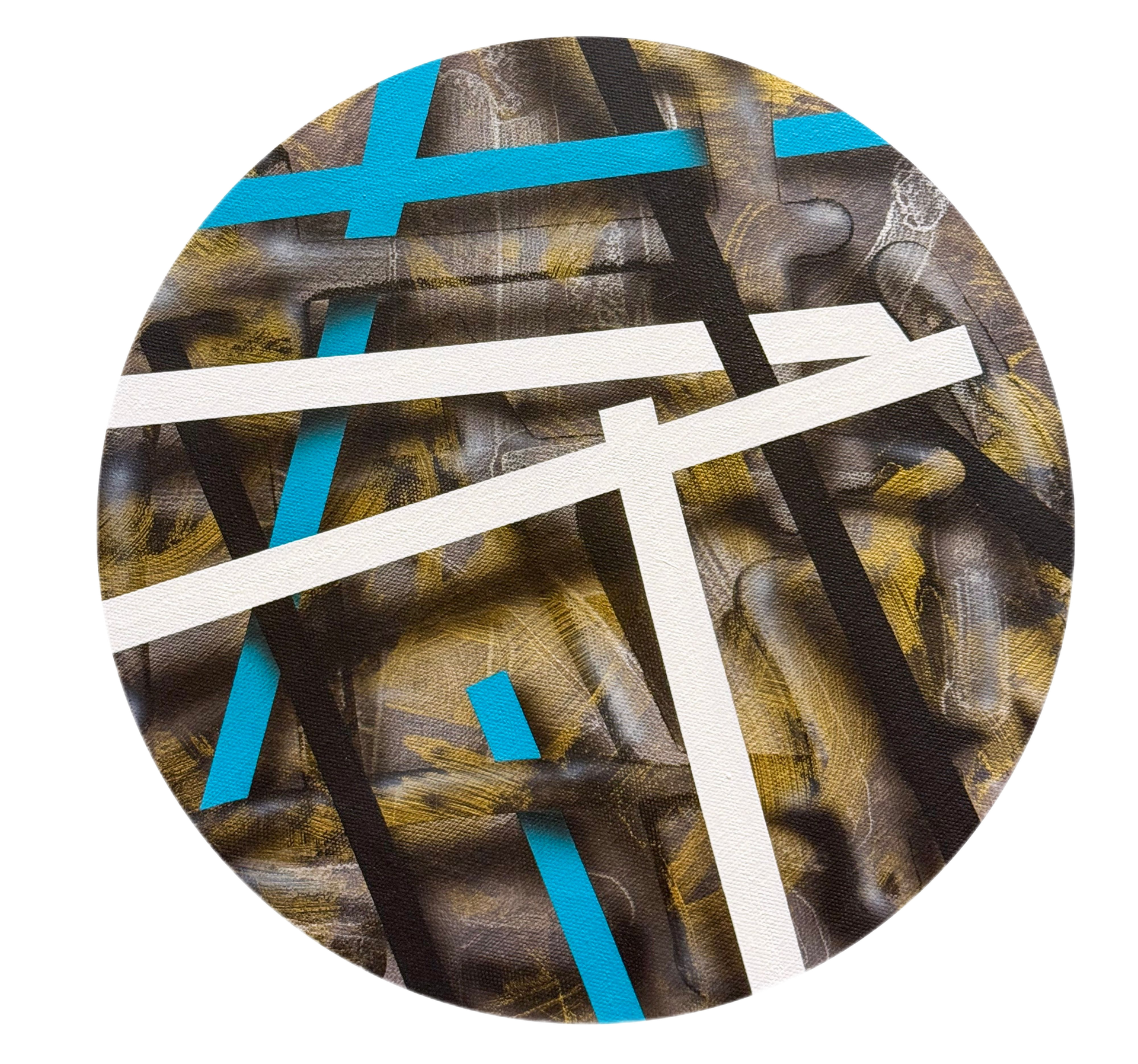 Александр Трунилов (Sasha Trun) (Картина, живопись - 
                  35 x 35 см) Mental notes Gold1