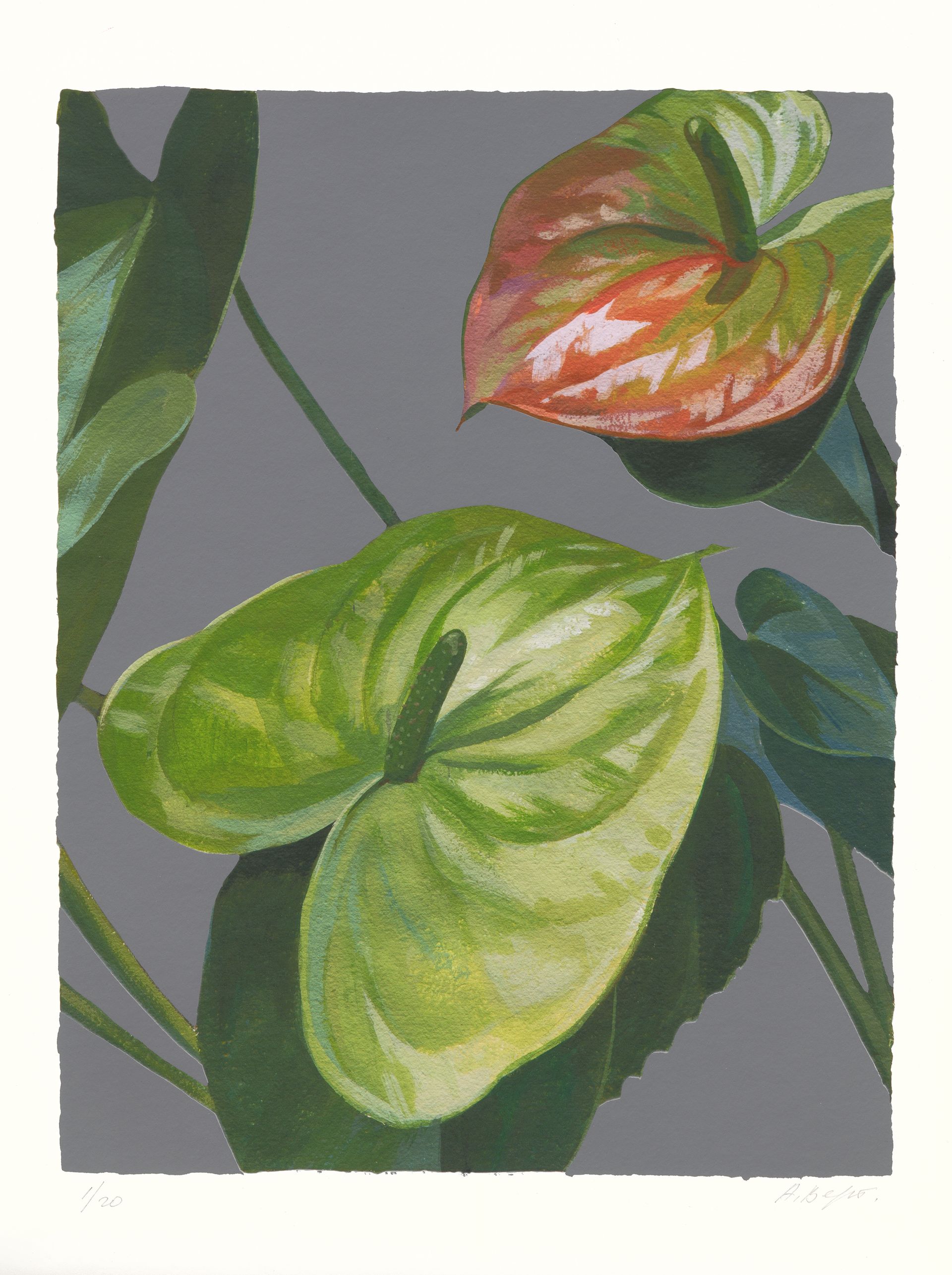 Александра Вертинская (Графика печатная - 
                  50 x 60 см) II