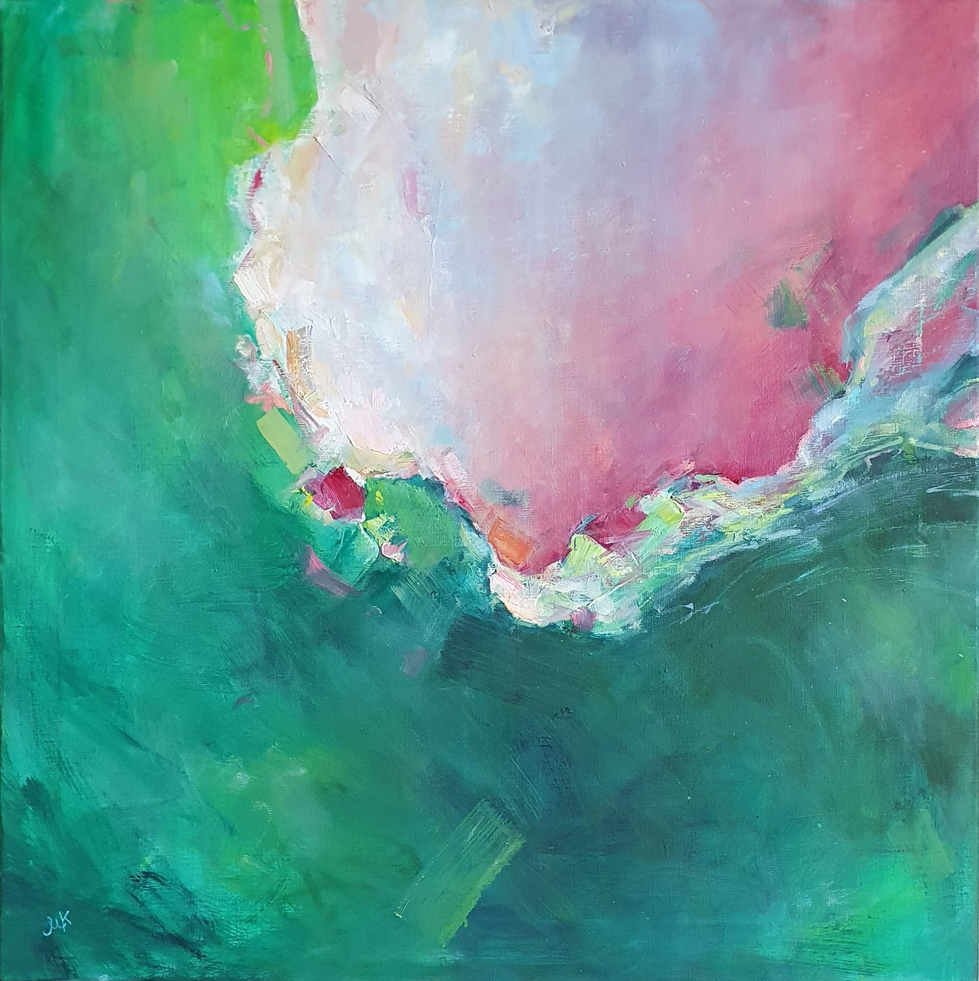 Мария Кузина (Картина, живопись - 
                  80 x 80 см) Естество