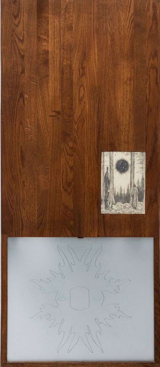 Слава Нестеров (Объект - 
                  53.5 x 125 см) Две звезды 2