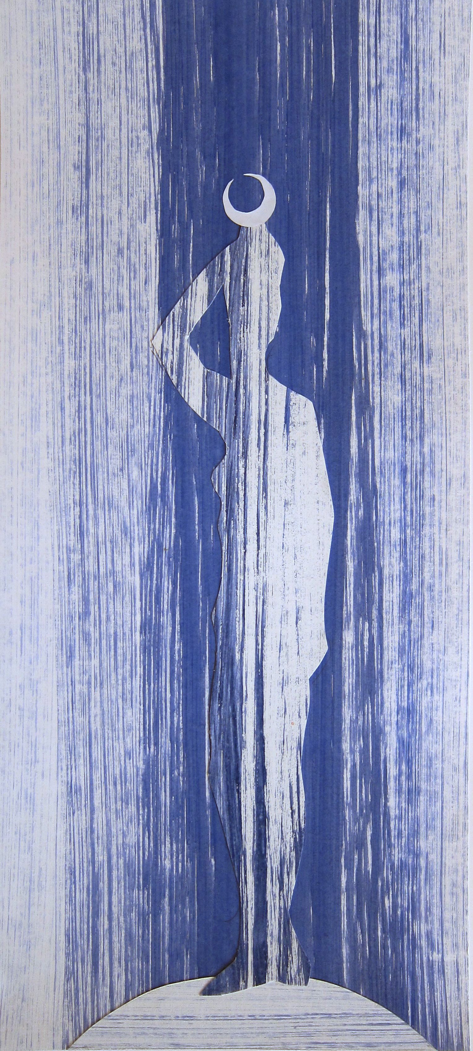 Алена Калянова (Авторская графика - 
                  26 x 53 см) No. 7 MOONFLOW
