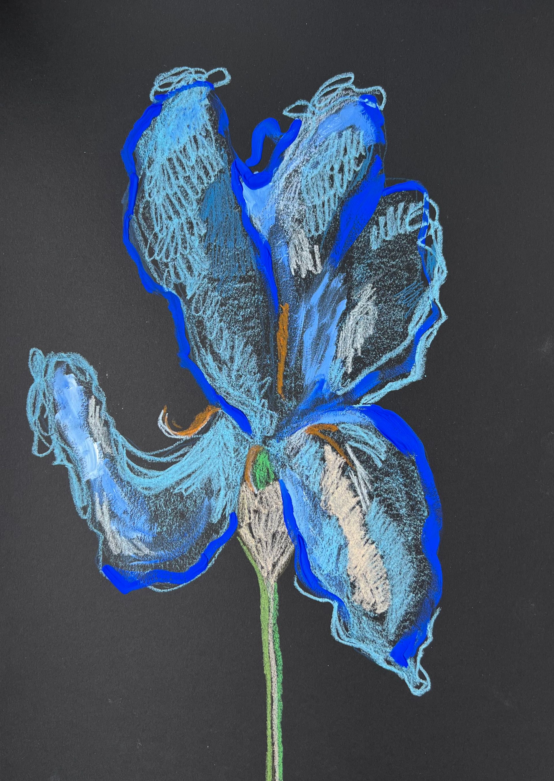 Инна Сумина (Авторская графика - 
                  29.7 x 42 см) Синенький