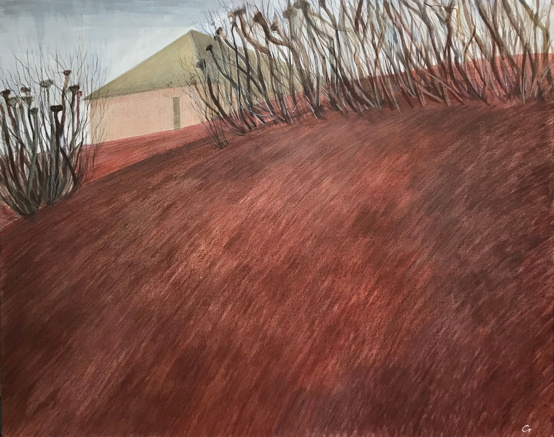 Мария Стадник (Картина, живопись - 
                  49.5 x 39.5 см) Terra rossa