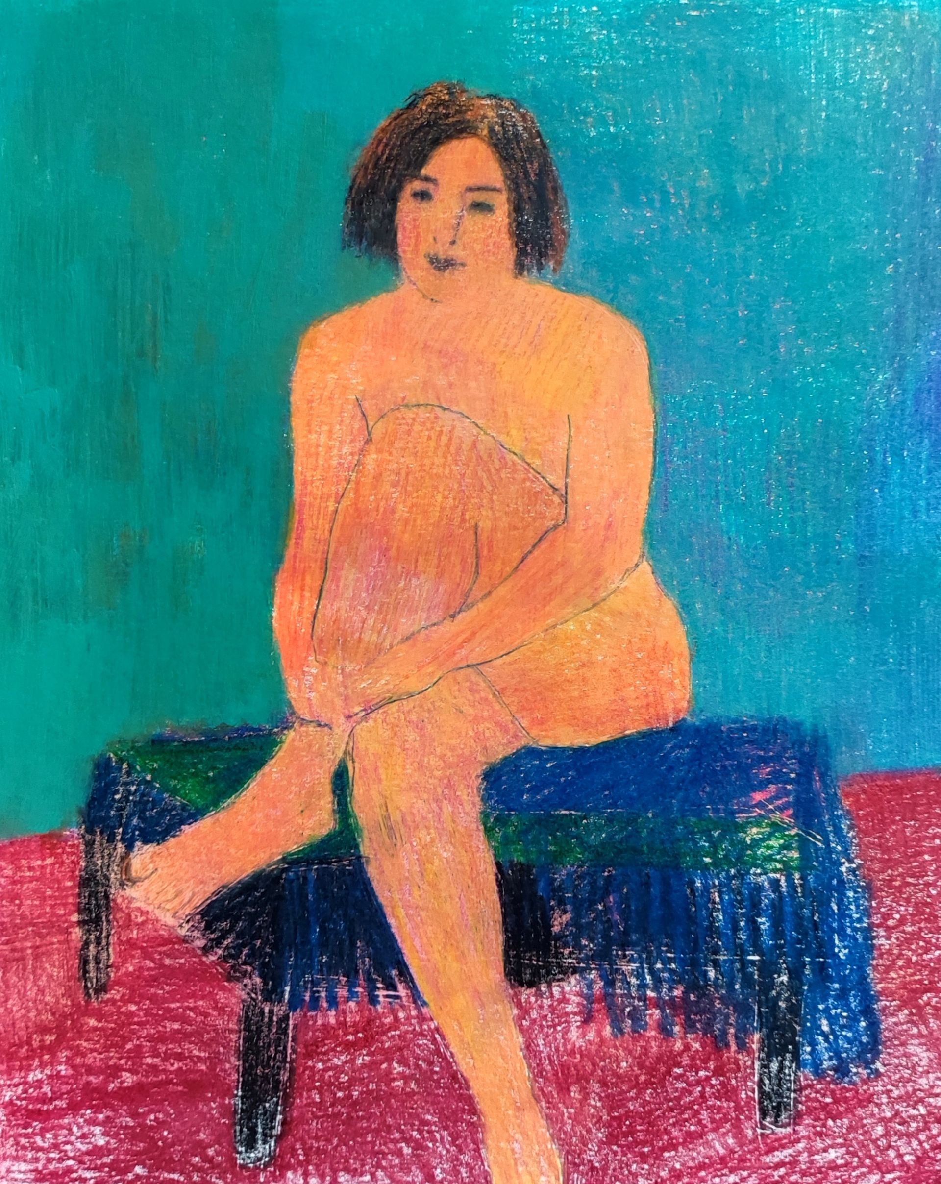 Дарья Петухова (Авторская графика - 
                  20 x 24 см) Натурщица