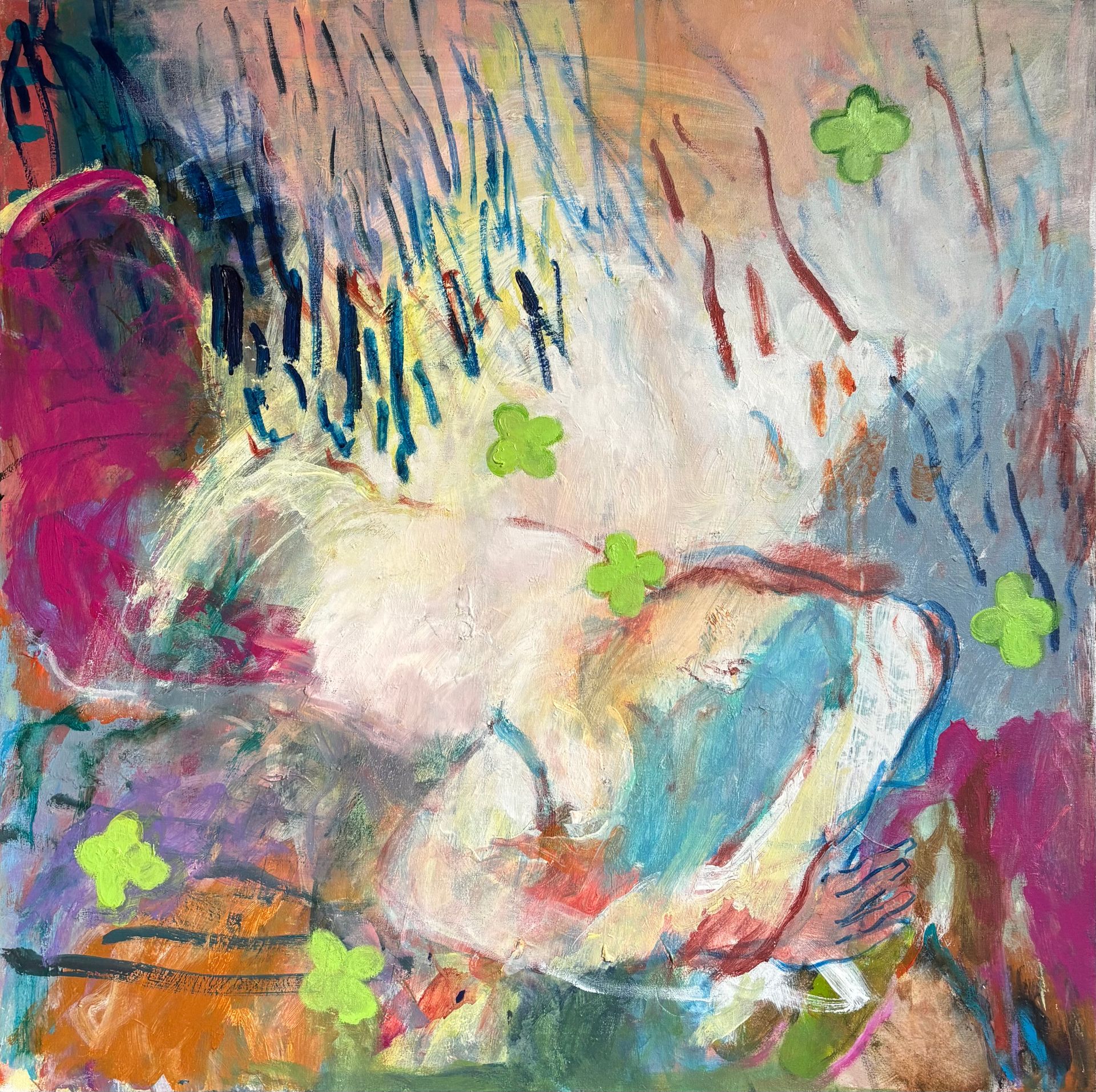 Алина Магомедова (Картина, живопись - 
                  70 x 70 см) Под солнцем