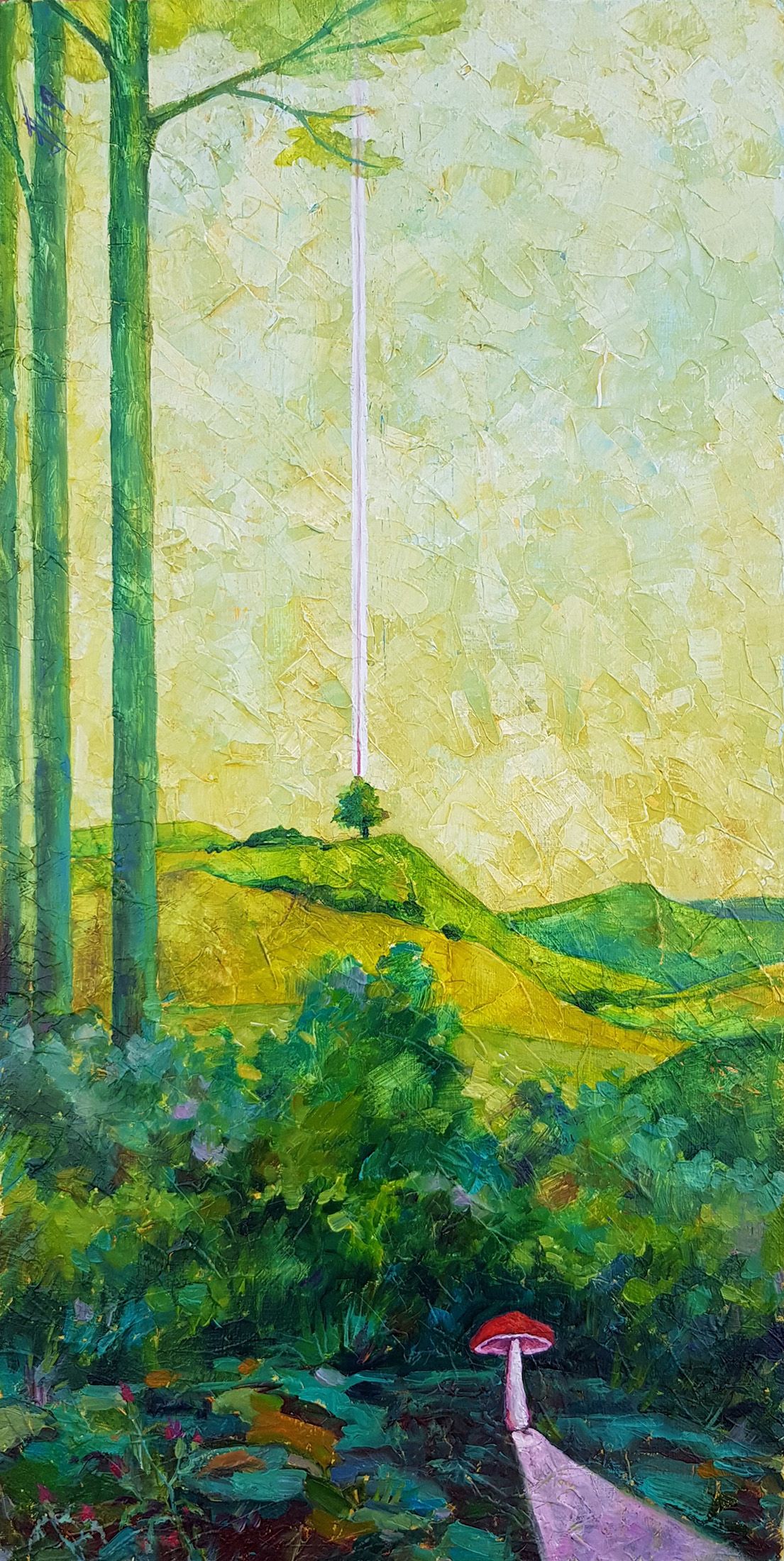 Александр Буданов (Картина, живопись - 
                  30 x 60 см) Нисхождение