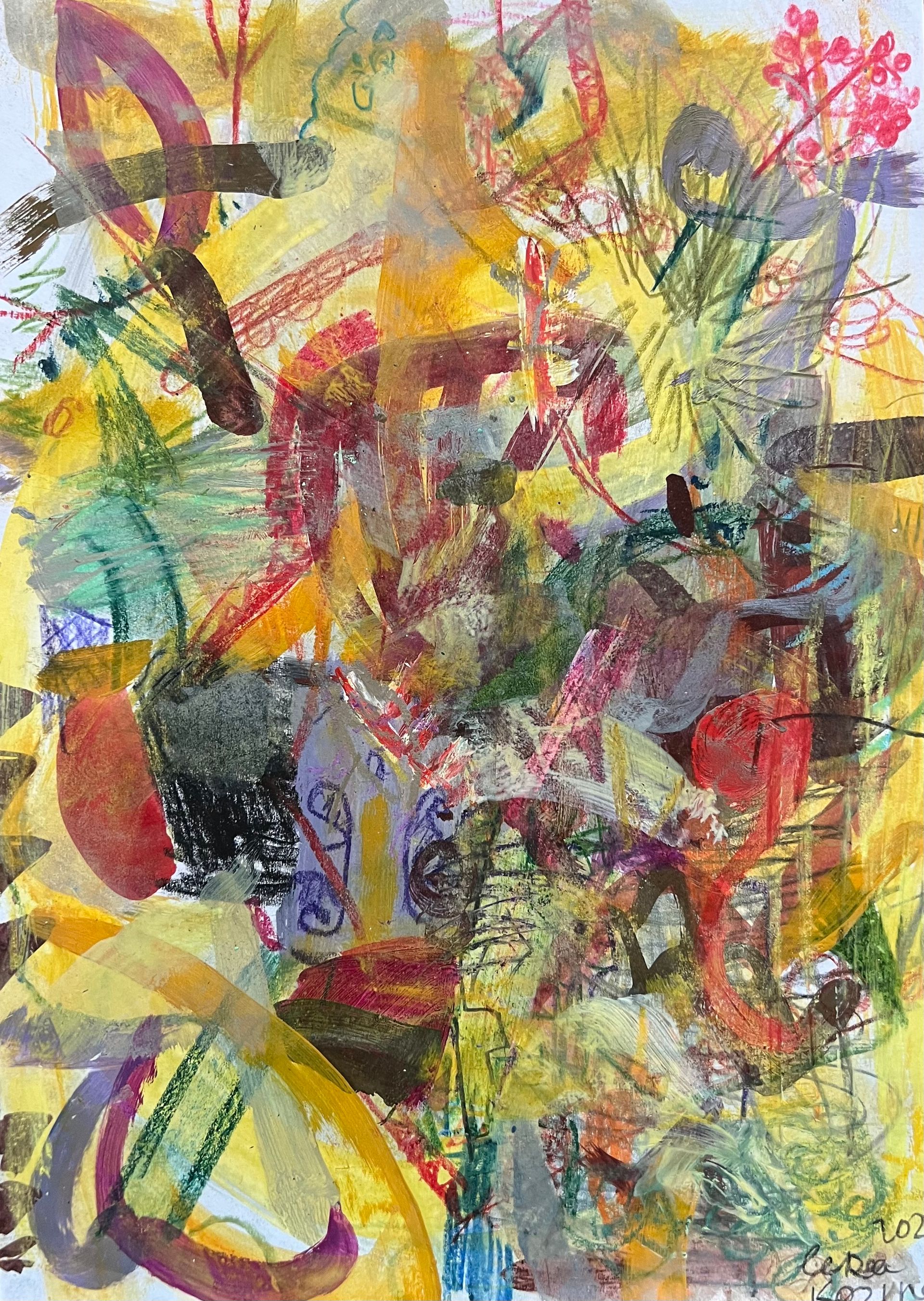 Валерия Козина (Авторская графика - 
                  20 x 30 см) Жить жизнь