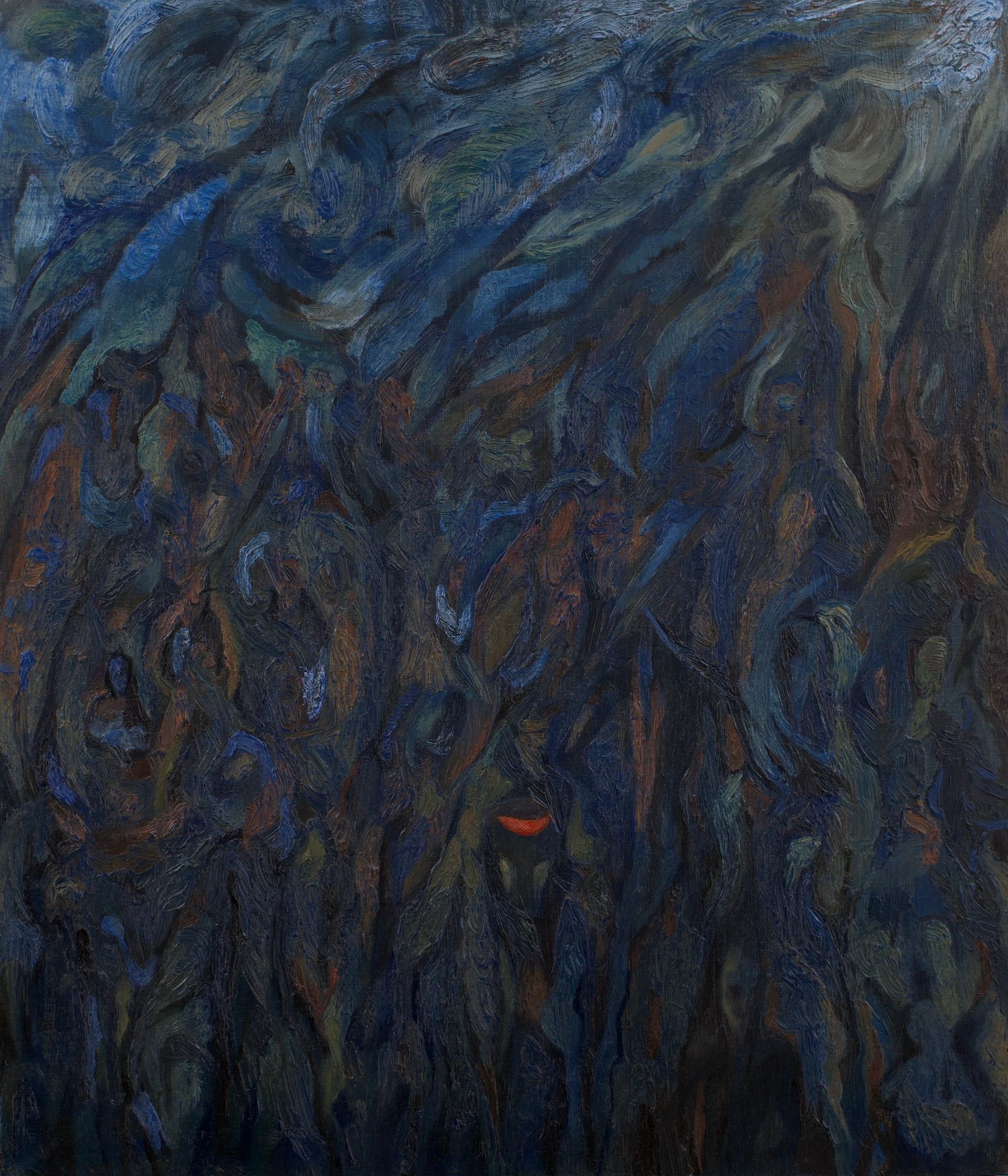 Юнна Никитина (Картина, живопись - 
                  60 x 70 см) Пейзаж о вечности и забвении