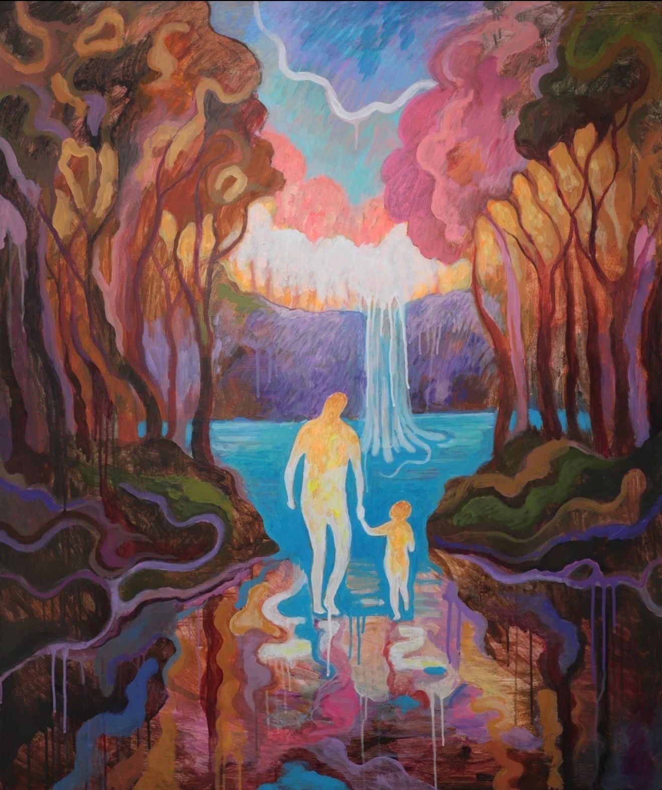 Катерина Бим (Картина, живопись - 
                  100 x 120 см) Тайная опора