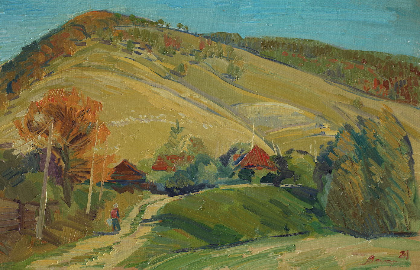 Анна Захаркина (Картина, живопись - 
                  60 x 40 см) Монастырская гора. Ширяево