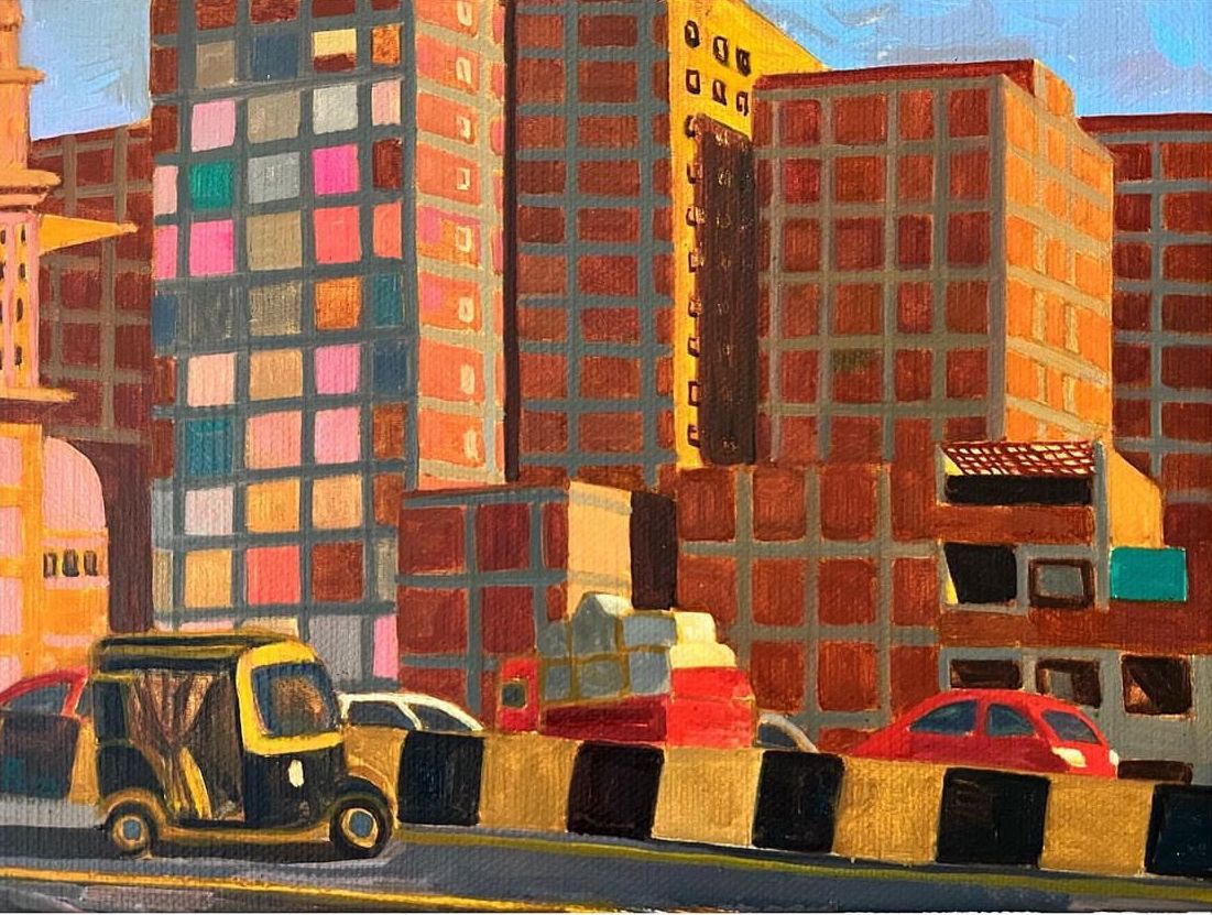 Мила Гаврилова (Картина, живопись - 
                  40 x 30 см) Западная Аль-Омранея