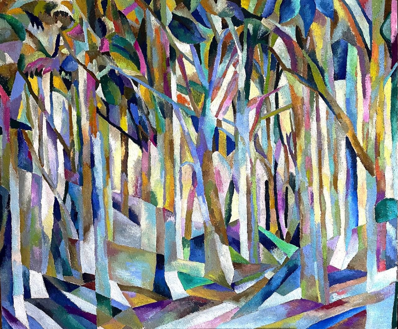 Таня Бродская (Картина, живопись - 
                  120 x 100 см) Зимний лес