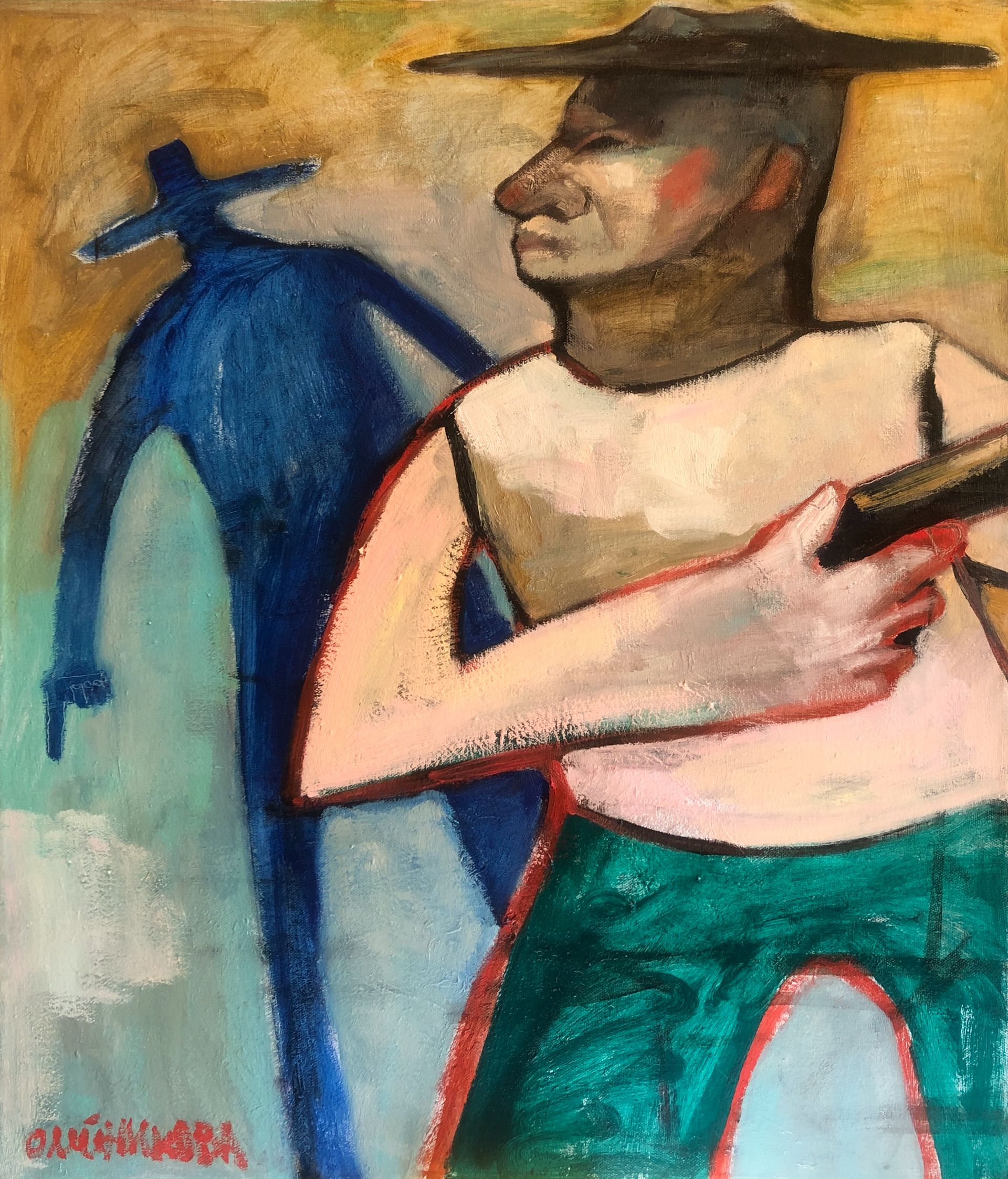 Лера Олейникова (Картина, живопись - 
                  60 x 70 см) Шпион