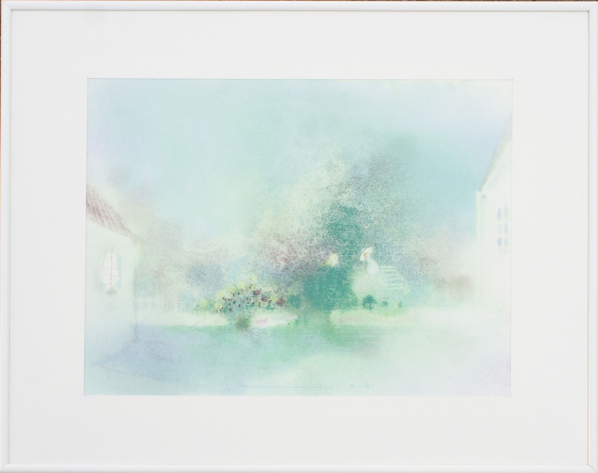 Павел Дибров (Авторская графика - 
                  50.5 x 40.5 см) Сад