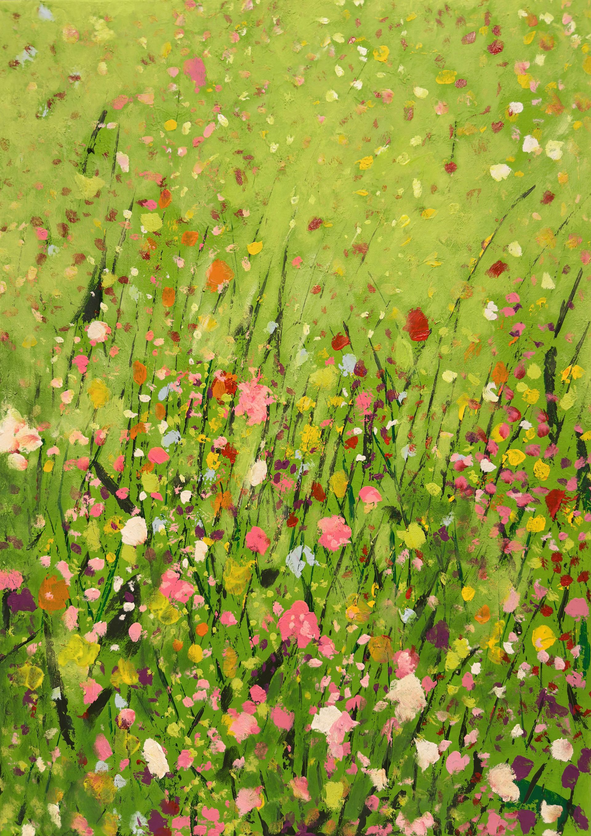 Анна Ганина (Картина, живопись - 
                  50 x 70 см) Summer flowers