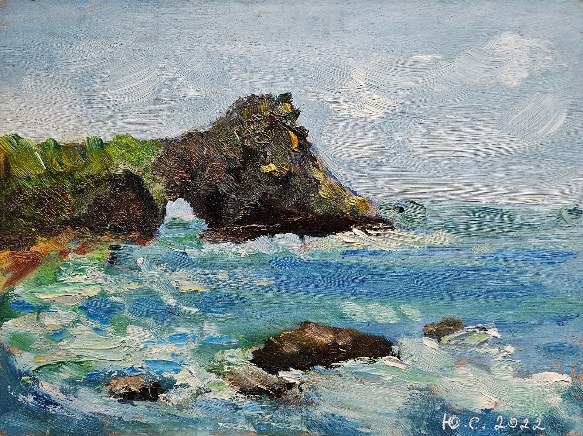 Светлана Юматова (Авторская графика - 
                  20 x 15 см) Грот Дианы
