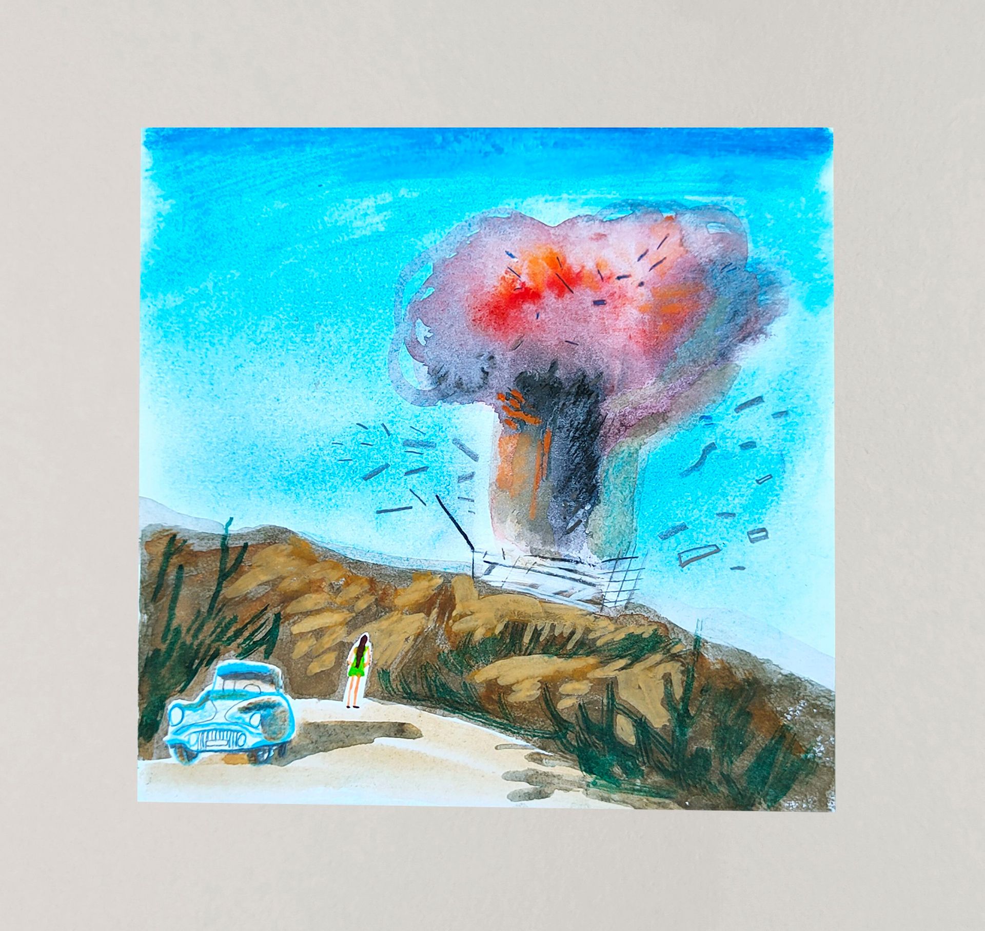 Варвара Голланд (Авторская графика - 
                  40 x 39 см) Boom