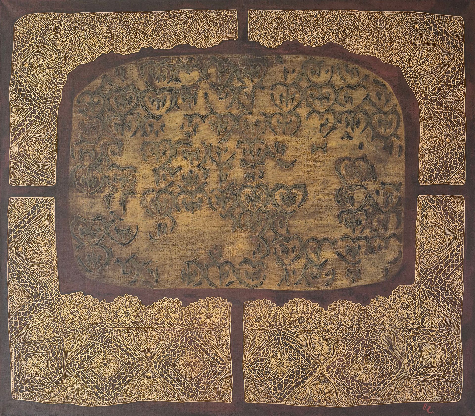 Евгений Непогодьев (Картина, живопись - 
                  80 x 70 см) Фрагменты №2