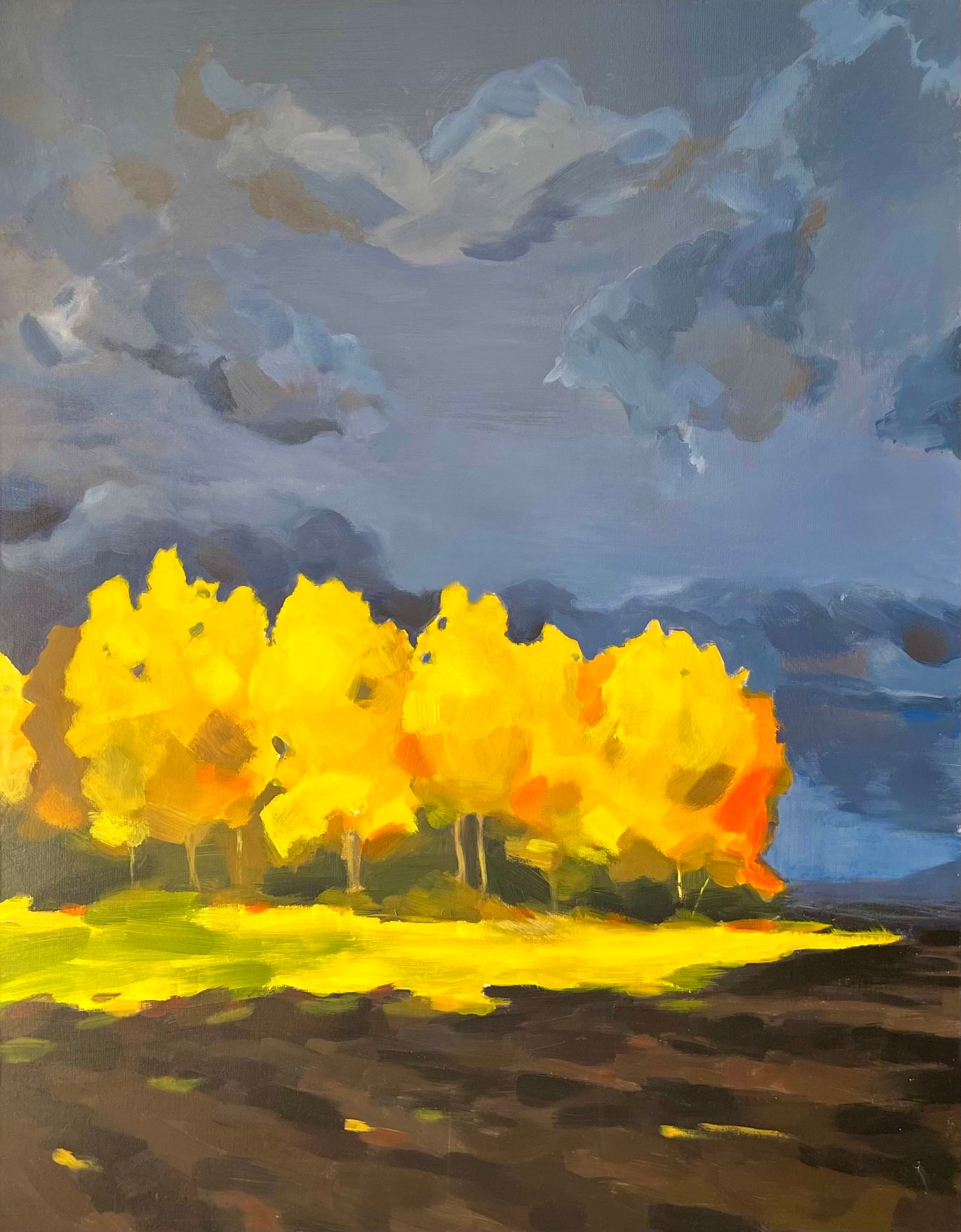 Эвелина Чернуцкая (Картина, живопись - 
                  70 x 90 см) Гроза