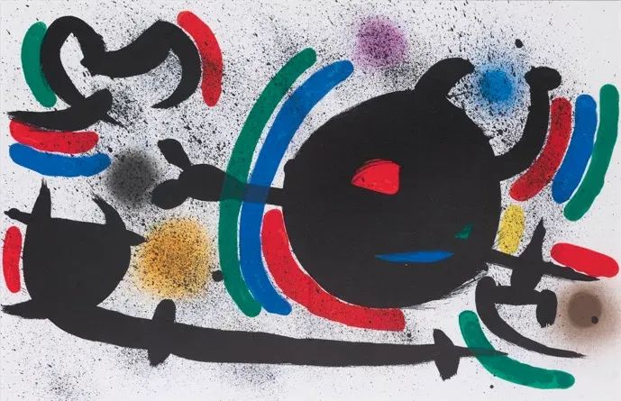 Хоан Миро (Графика печатная - 
                  49.3 x 32 см) ЛИТОГРАФИЯ I