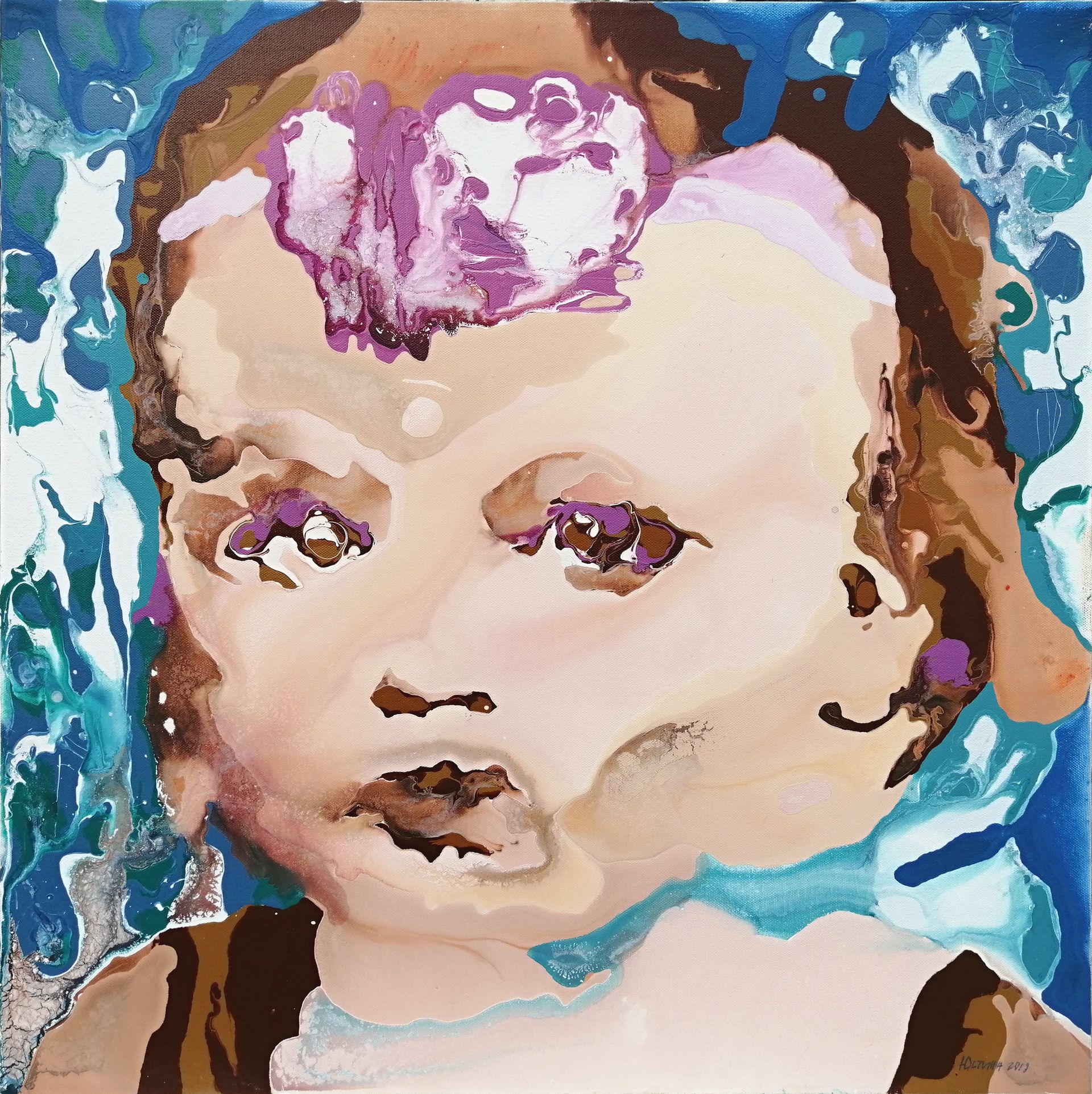Юстина Комиссарова (Картина, живопись - 
                  60 x 60 см) 6 Monate