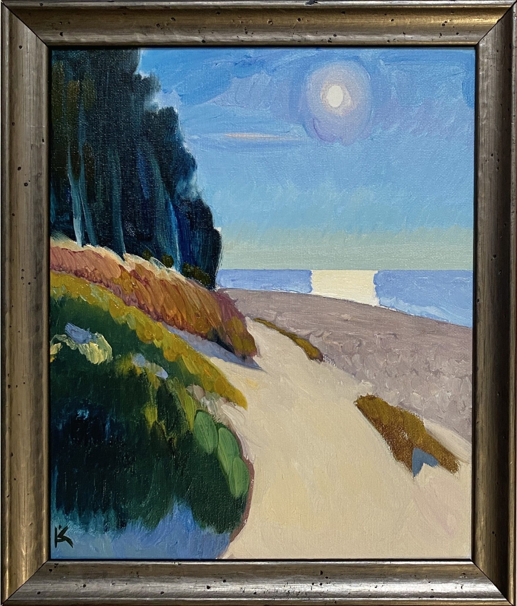 Алексей Кротов (Картина, живопись - 
                  29 x 34 см) На берегу Куршской косы