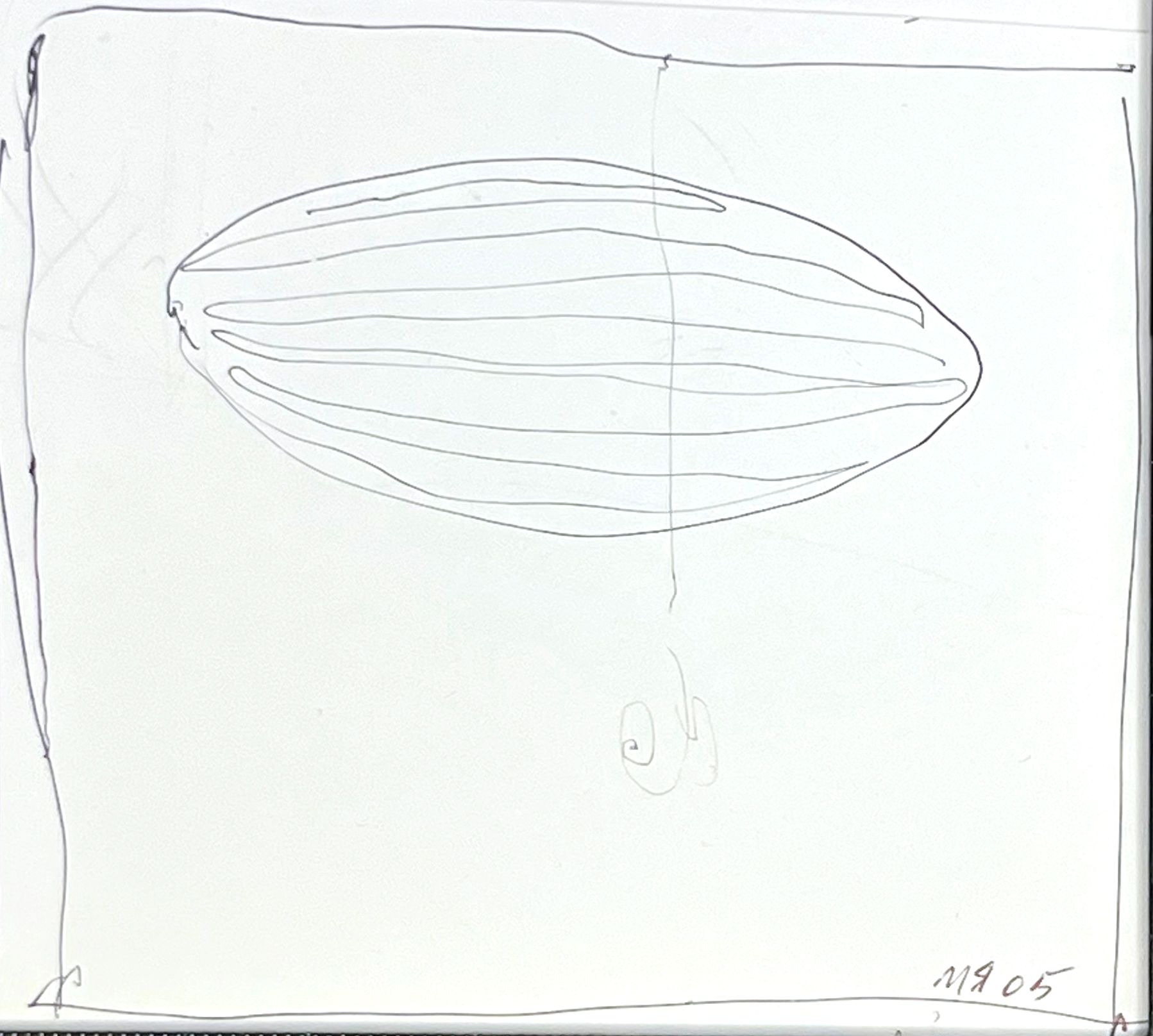 Марсель Ялалов (Авторская графика - 
                  22 x 22 см) Дыня