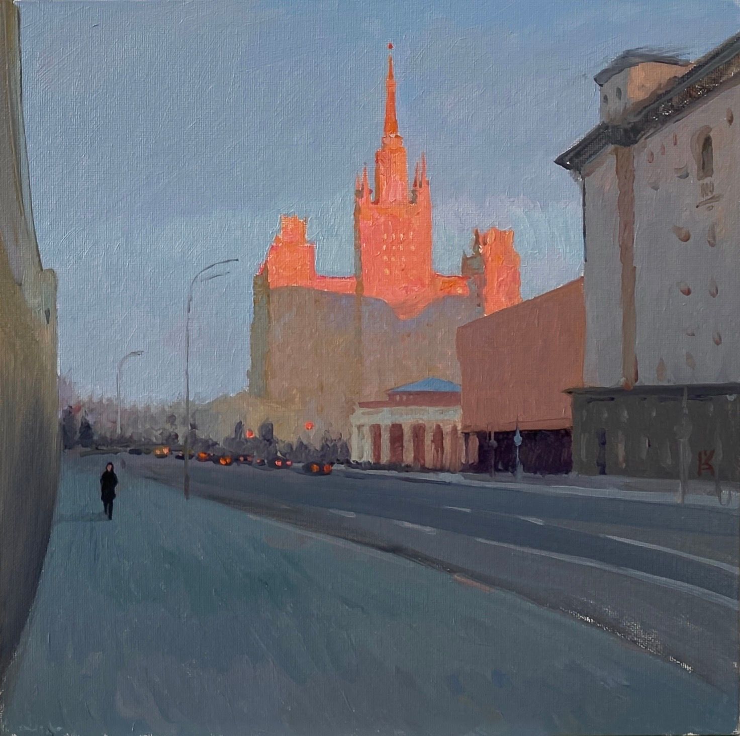 Алексей Кротов (Авторская графика - 
                  30 x 30 см) Красная Пресня