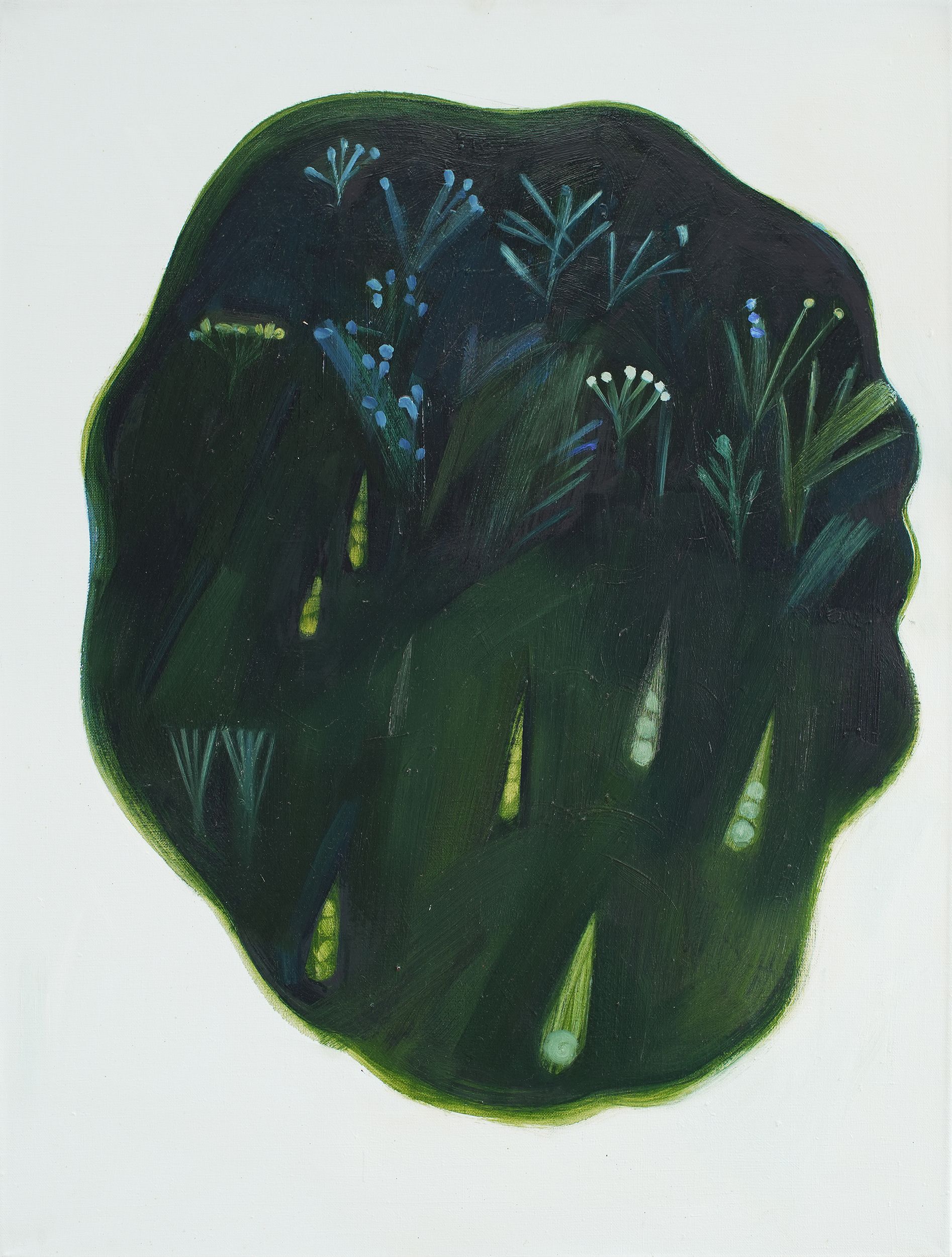 Оля Леонтьева (Картина, живопись - 
                  60 x 80 см) Зелёное сердце #2