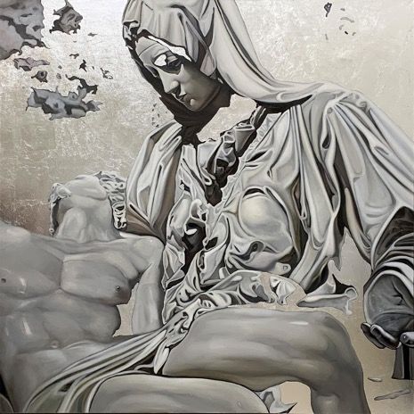 Наталья Гудович (Картина, живопись - 
                  135 x 135 см) Pieta