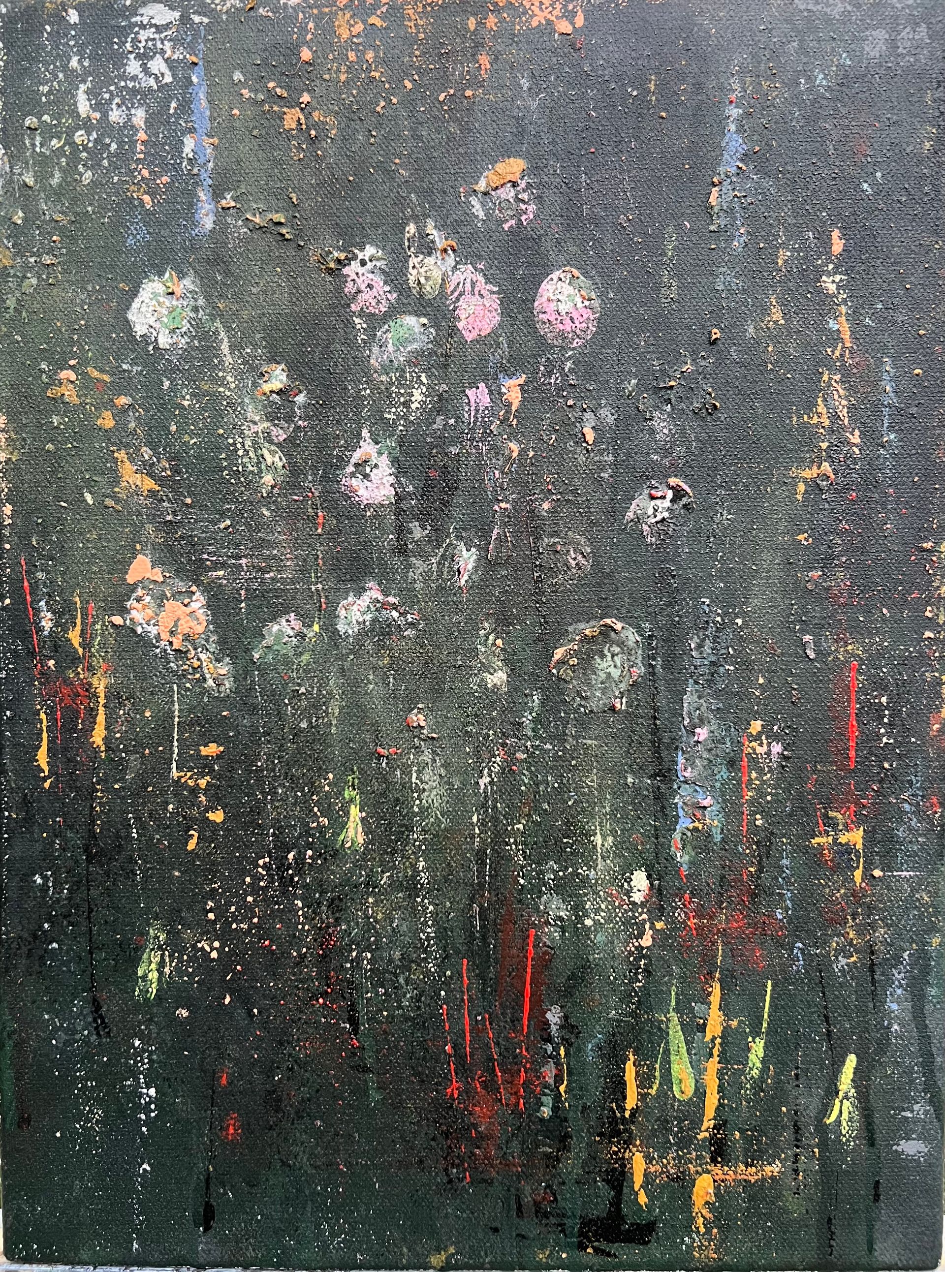 Катерина Горячева (Картина, живопись - 
                  30 x 40 см) Вечерний сад летом